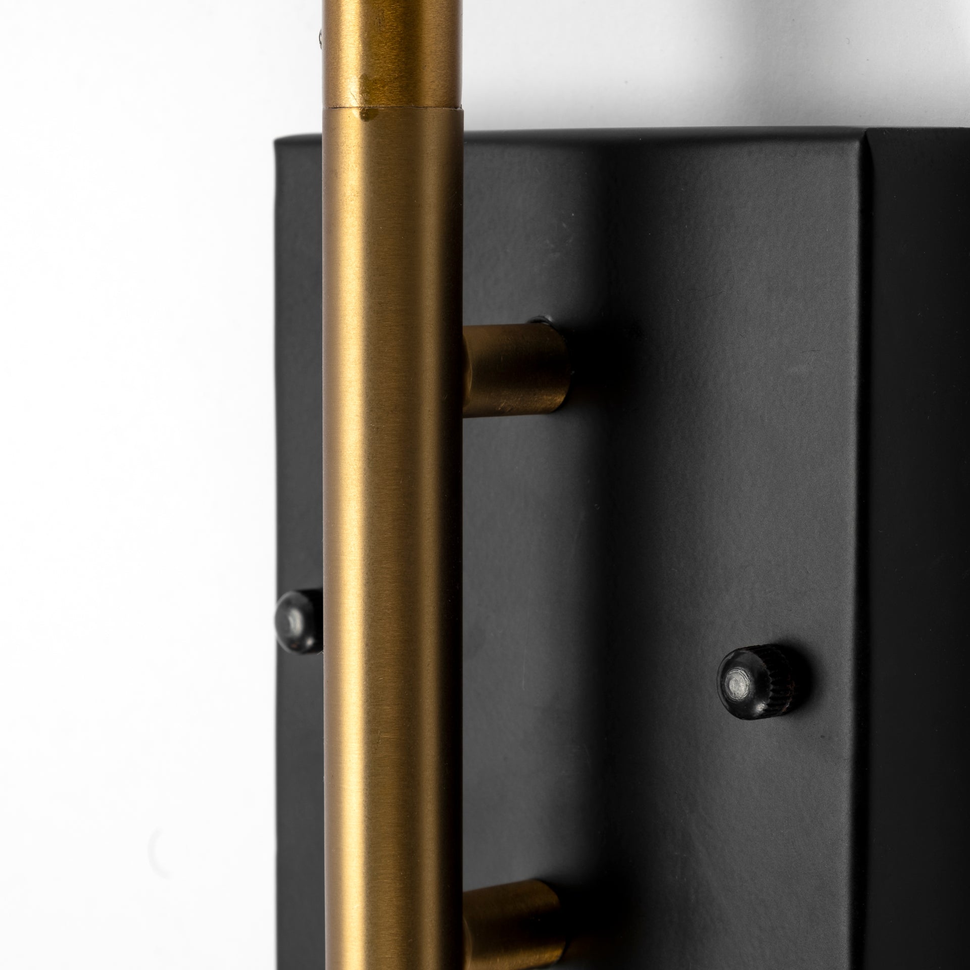 Tremont I 23"L x 5.25"W x 17.5"H Black/Gold Metal Conical Shade Wall Sconce