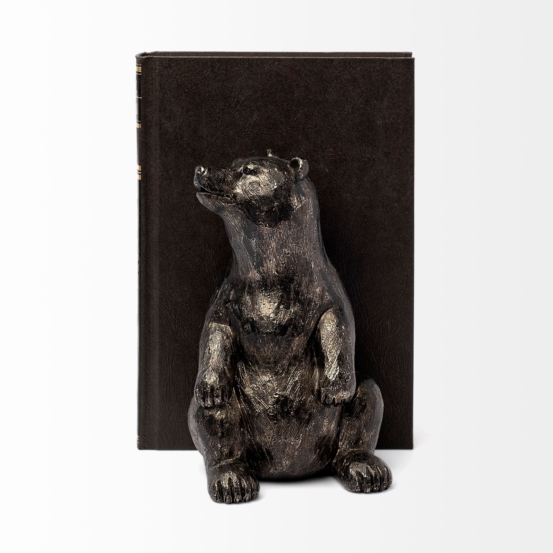 Sleuth (Set of 2) 9L x 8W Grizzly Bear Bookends - Central Designs