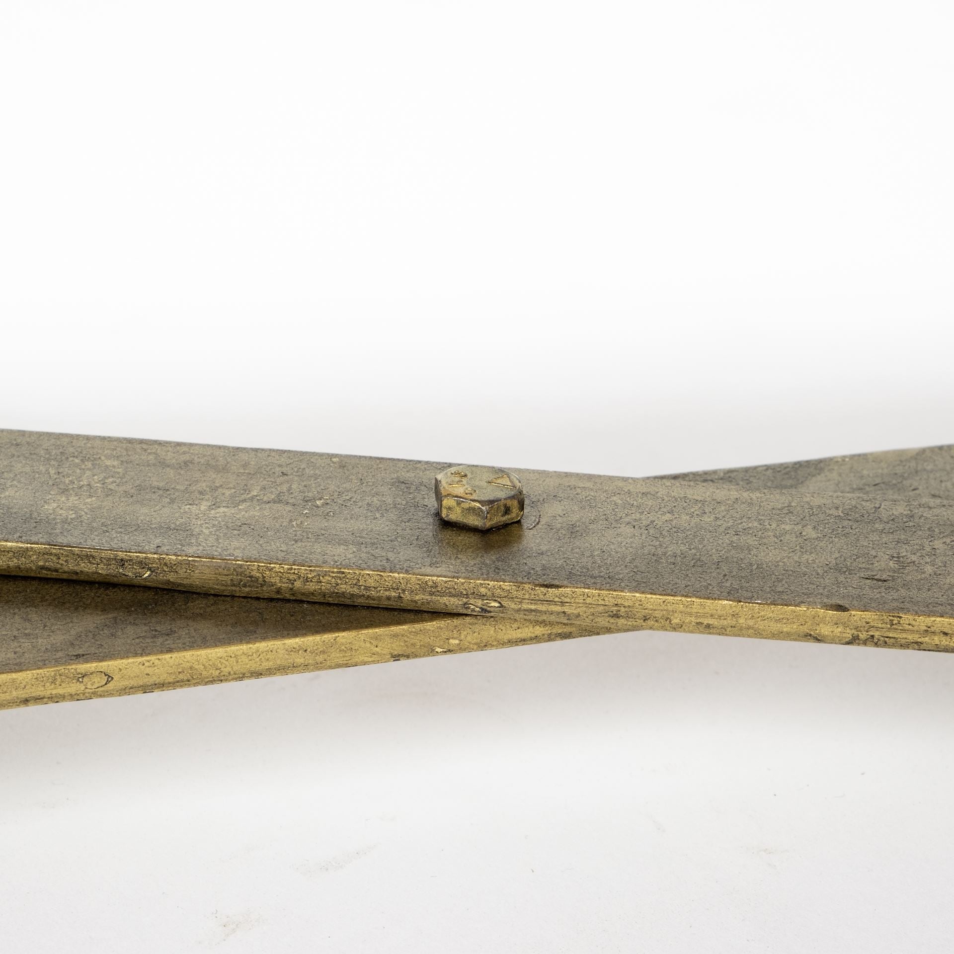 Excelsior I (72x18.3) Solid Wood Gold Metal Base 4 Cabinet Door SideBoard - Central Designs