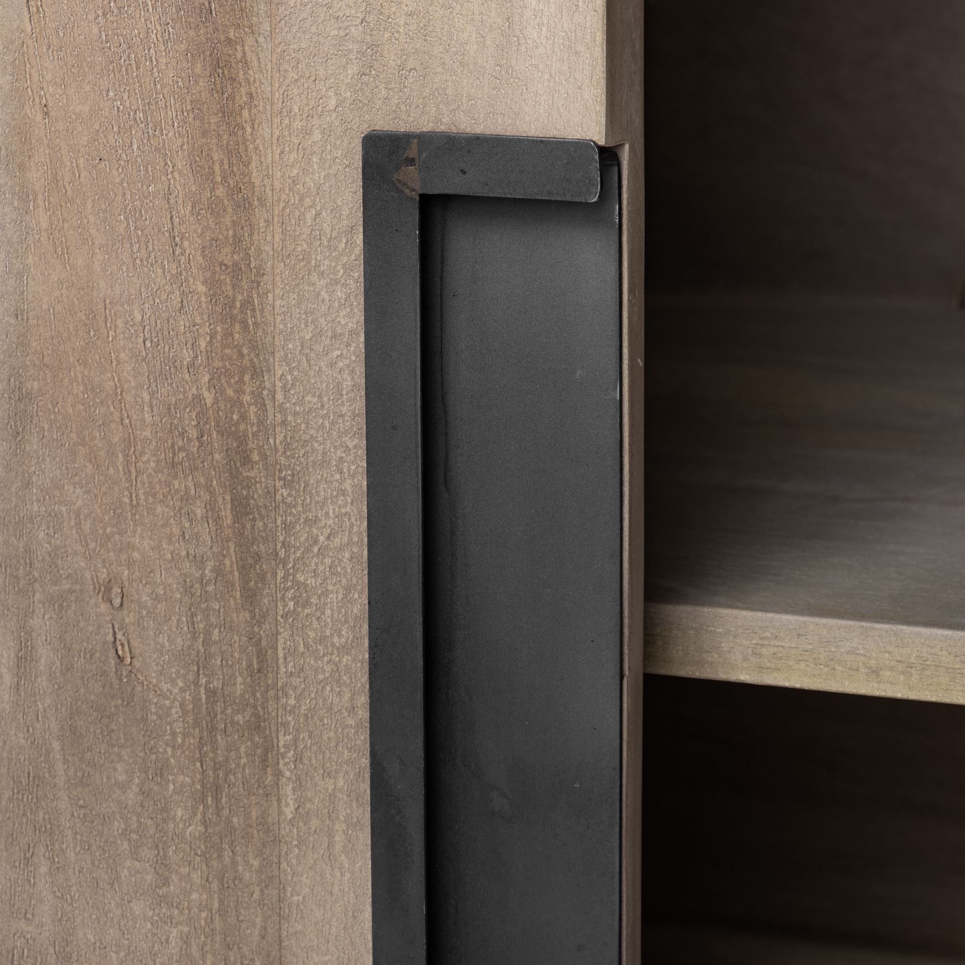 Braxton III 81.5x18.5 Natural Brown Solid Wood 3 Drawer 6 Door Sideboard - Central Designs