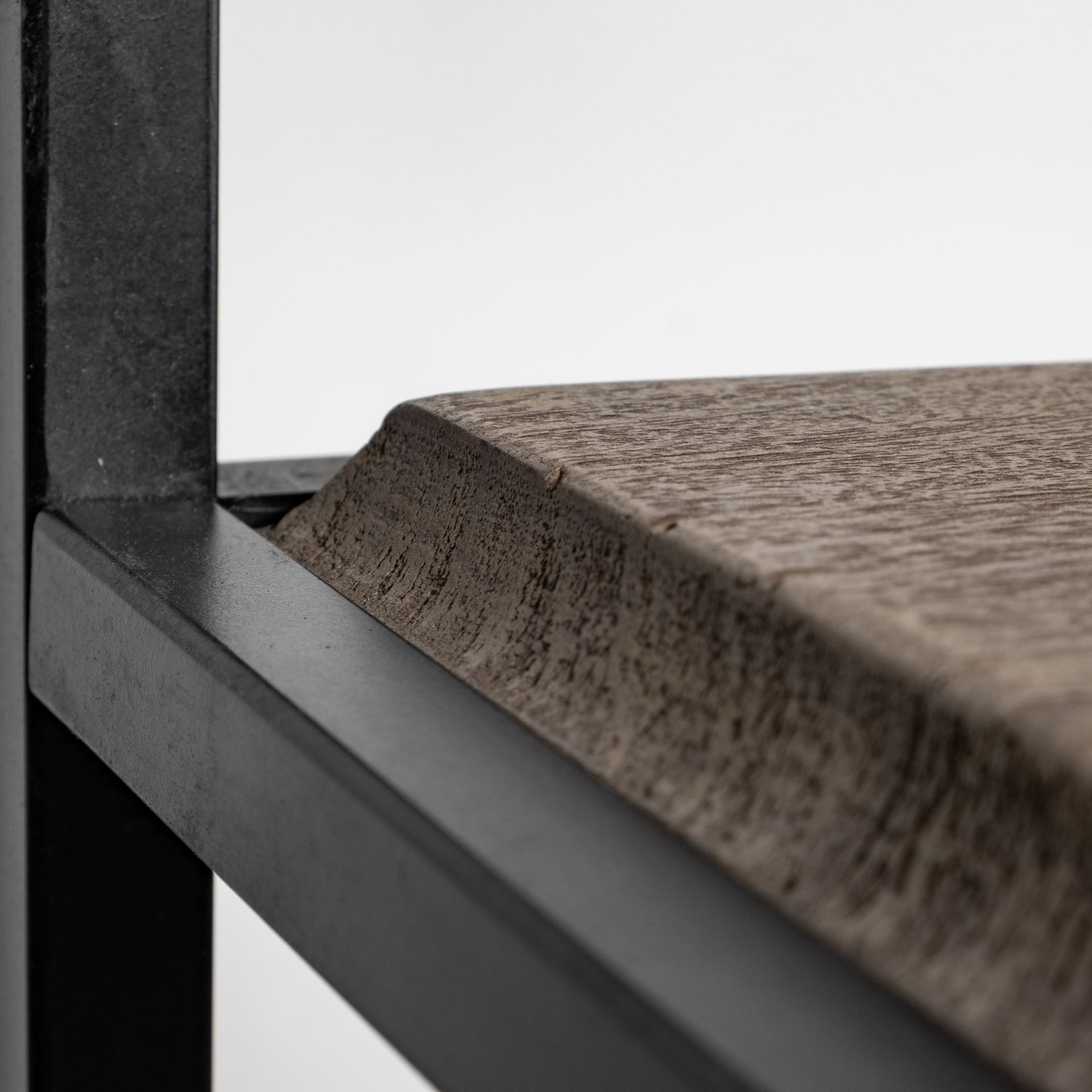 Braxton II Light Brown Wood and Iron Three Shelf Shelving Unit 41.5L x 18.5W x 9 - Central Designs