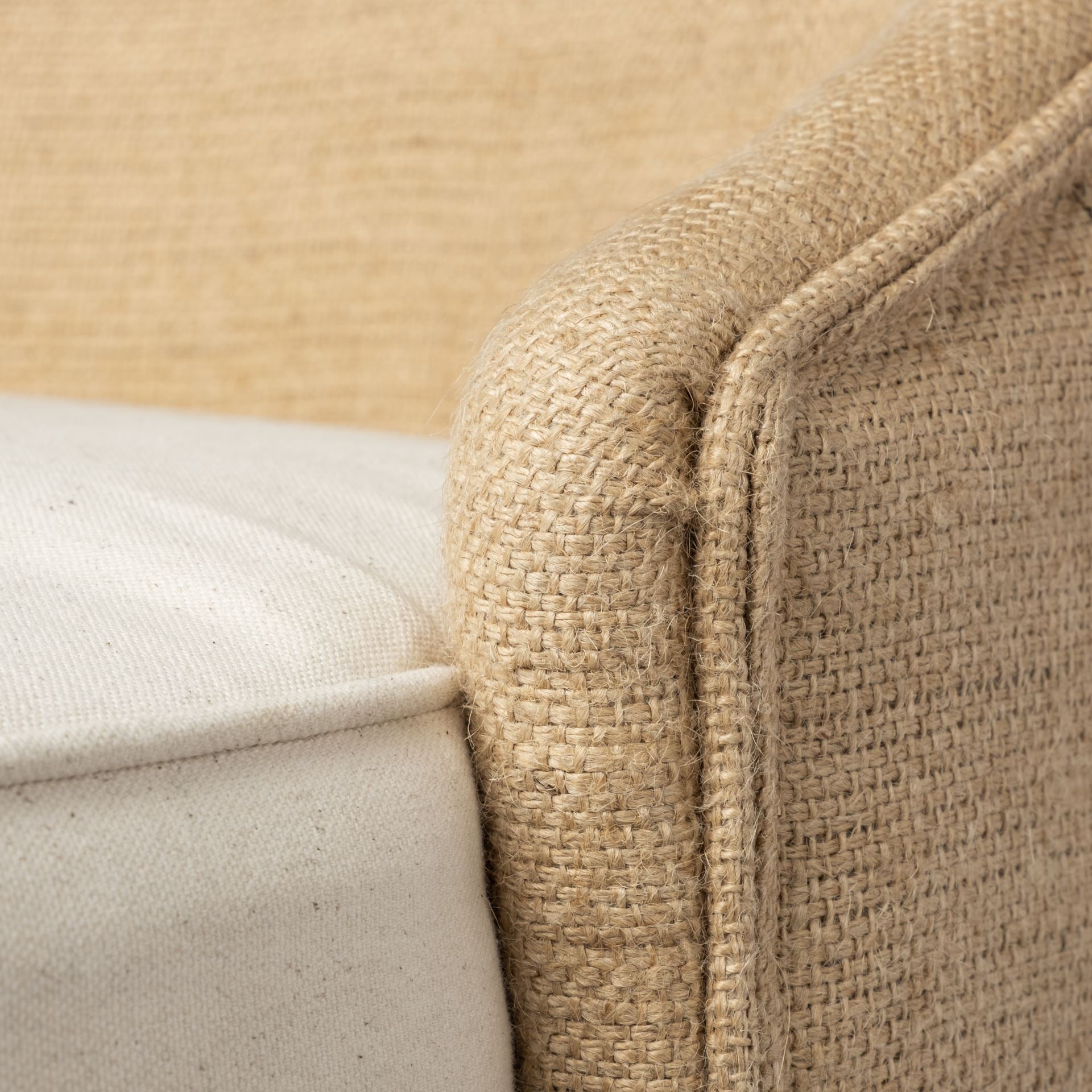 Monmouth 30.5" Seat Height Cream/Beige Fabric Seat Brown Wood Frame Bar Stool - Central Designs