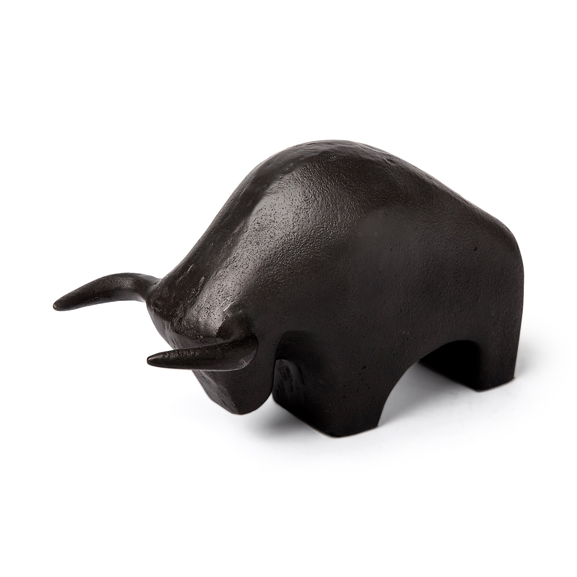 Tauro II 9L x 4W Black Cast Aluminum Raging Bull - Central Designs