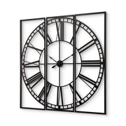 Norwood 60" Square Oversized+ Industrial Wall Clock - Central Designs