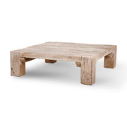 McArthur 48x48 Square Reclaimed Solid Wood Coffee Table - Central Designs