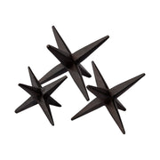Rhea (Set of 3) Brown Cast Iron Small, Medium & Large Jacks - Central Designs