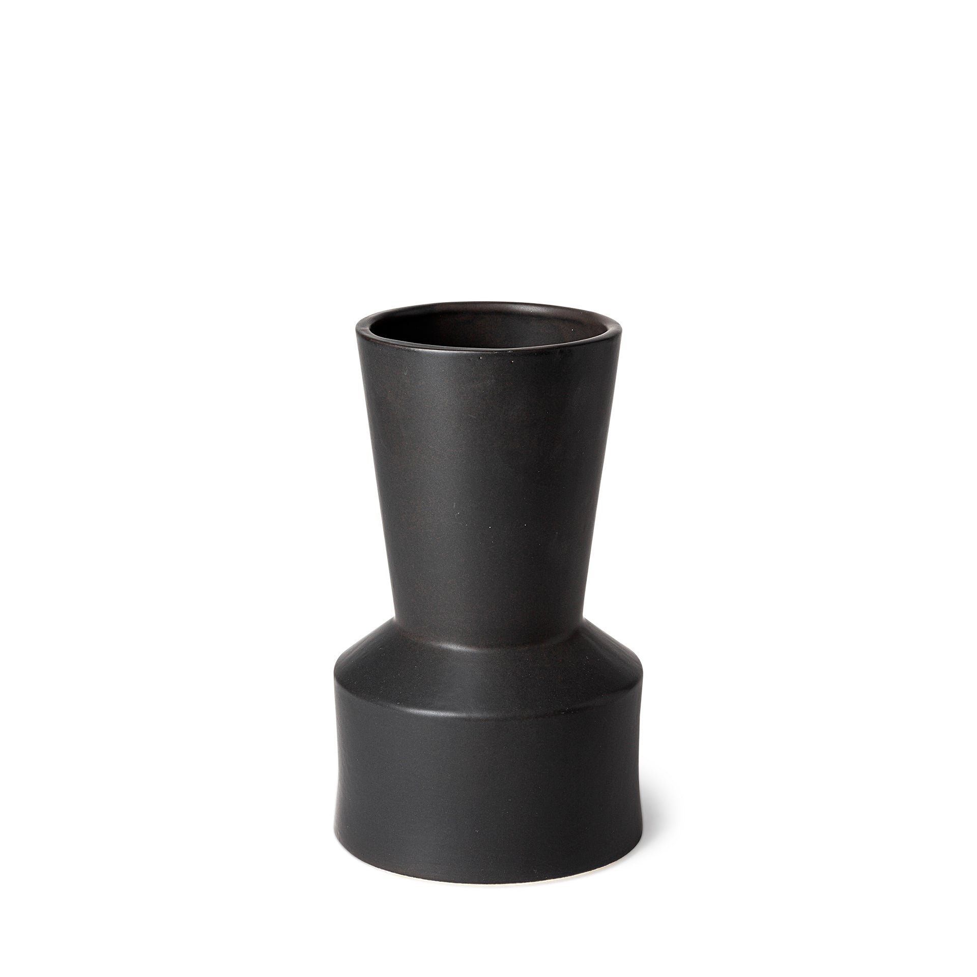 Laforge Black Ceramic Vase - Central Designs