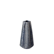Bashir I Small Dark Navy Gloss Ceramic Vase - Central Designs