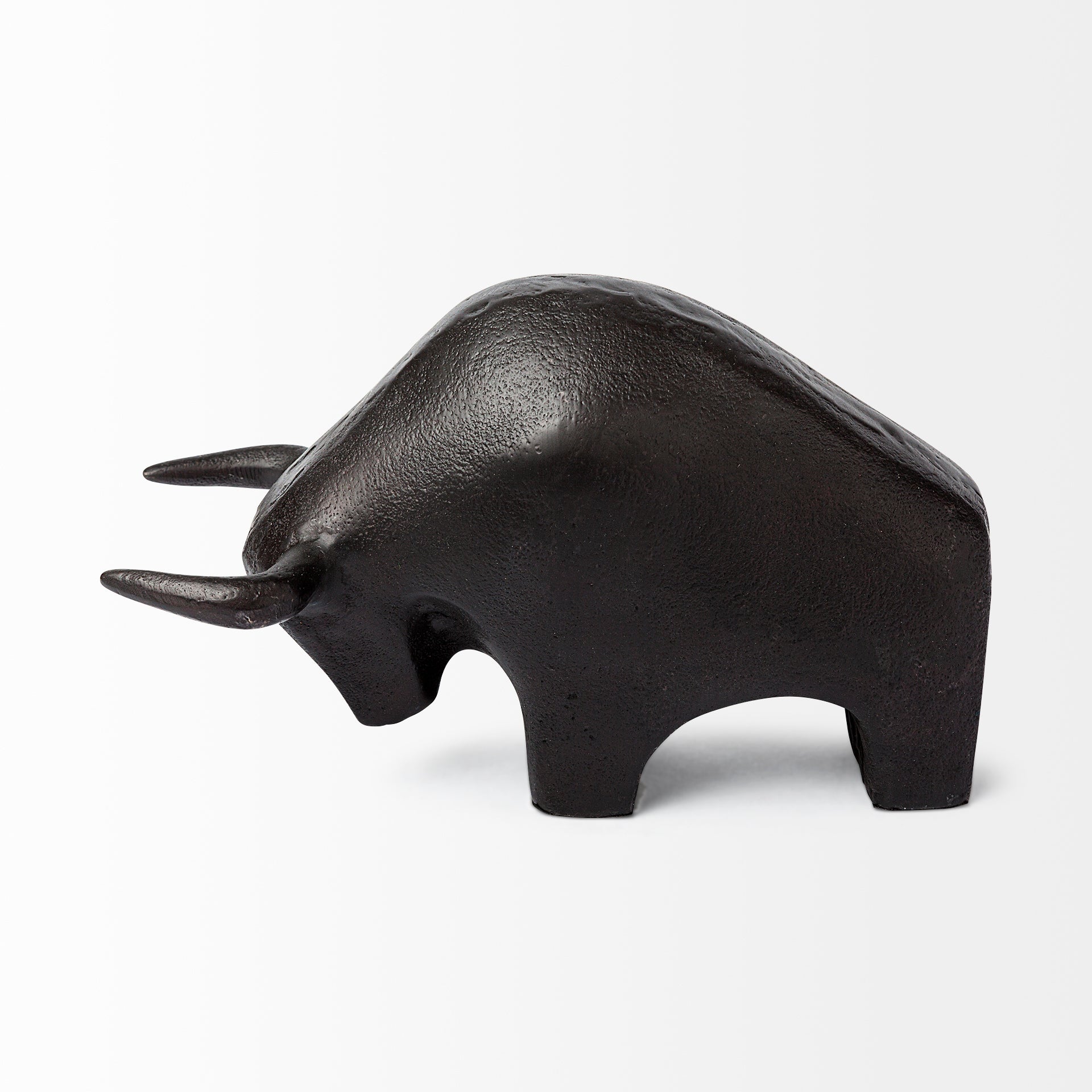 Tauro II 9L x 4W Black Cast Aluminum Raging Bull - Central Designs