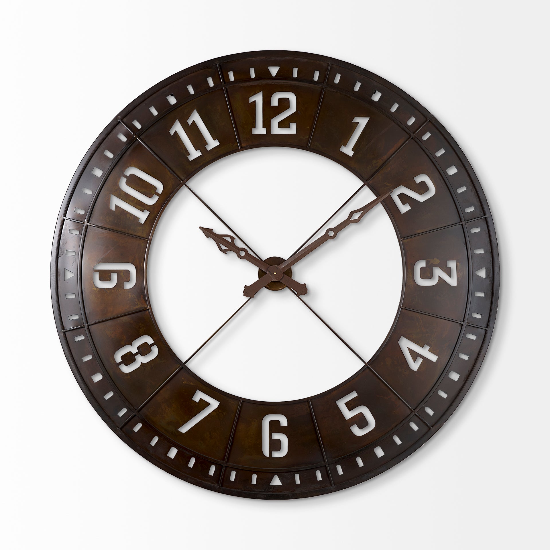 Newcastle 56.5" Giant Oversize Industrial Wall Clock - Central Designs