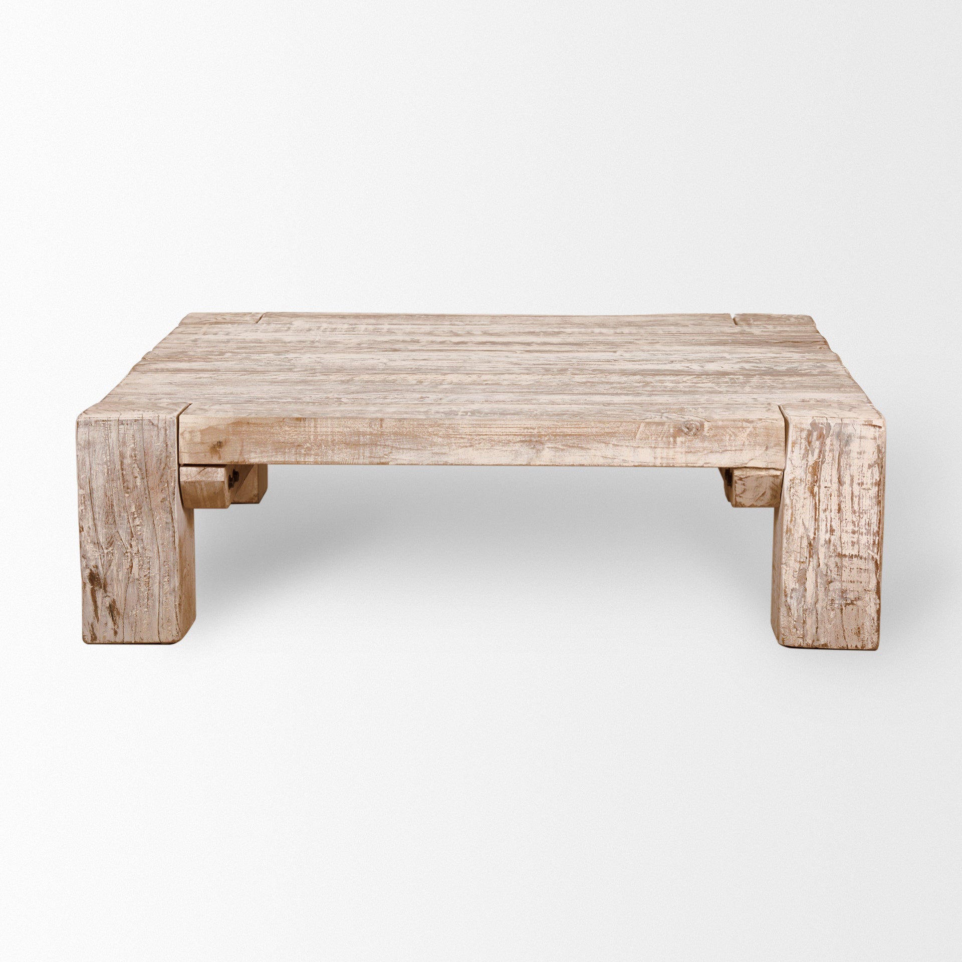 McArthur 48x48 Square Reclaimed Solid Wood Coffee Table - Central Designs