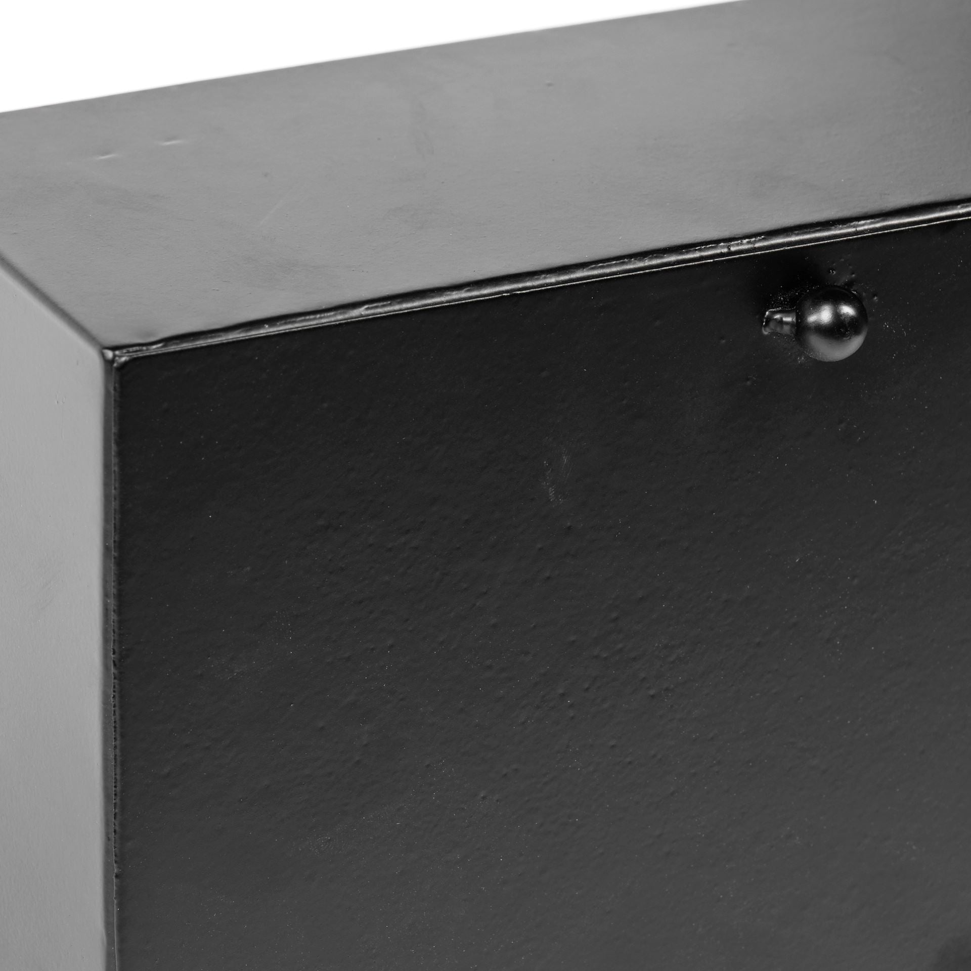 Lita Black Metal Rectangular Table Clock - Central Designs