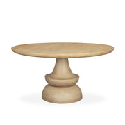 Crossman 60" Round Blonde Solid Wood & Base Dining Table