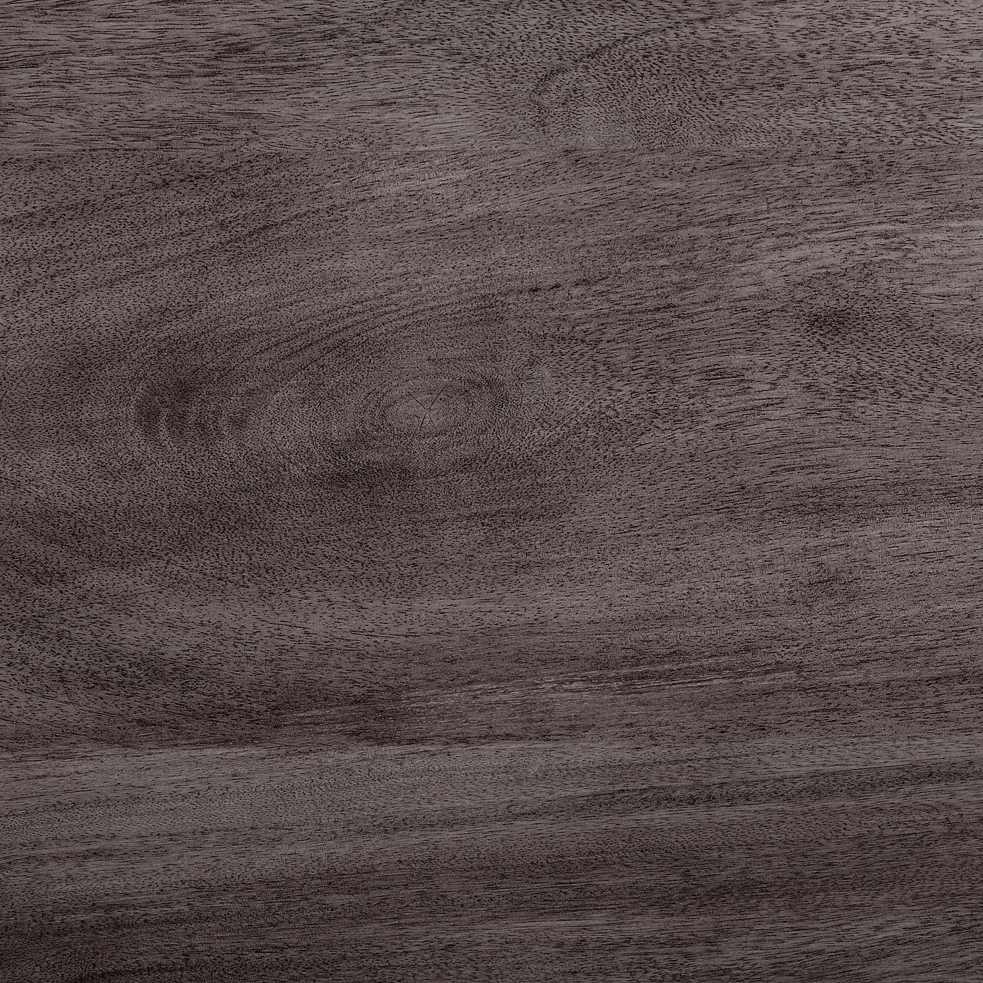 Crossman 60" Round Dark Brown/Gray Solid Wood Table Top & Base Dining Table - Central Designs