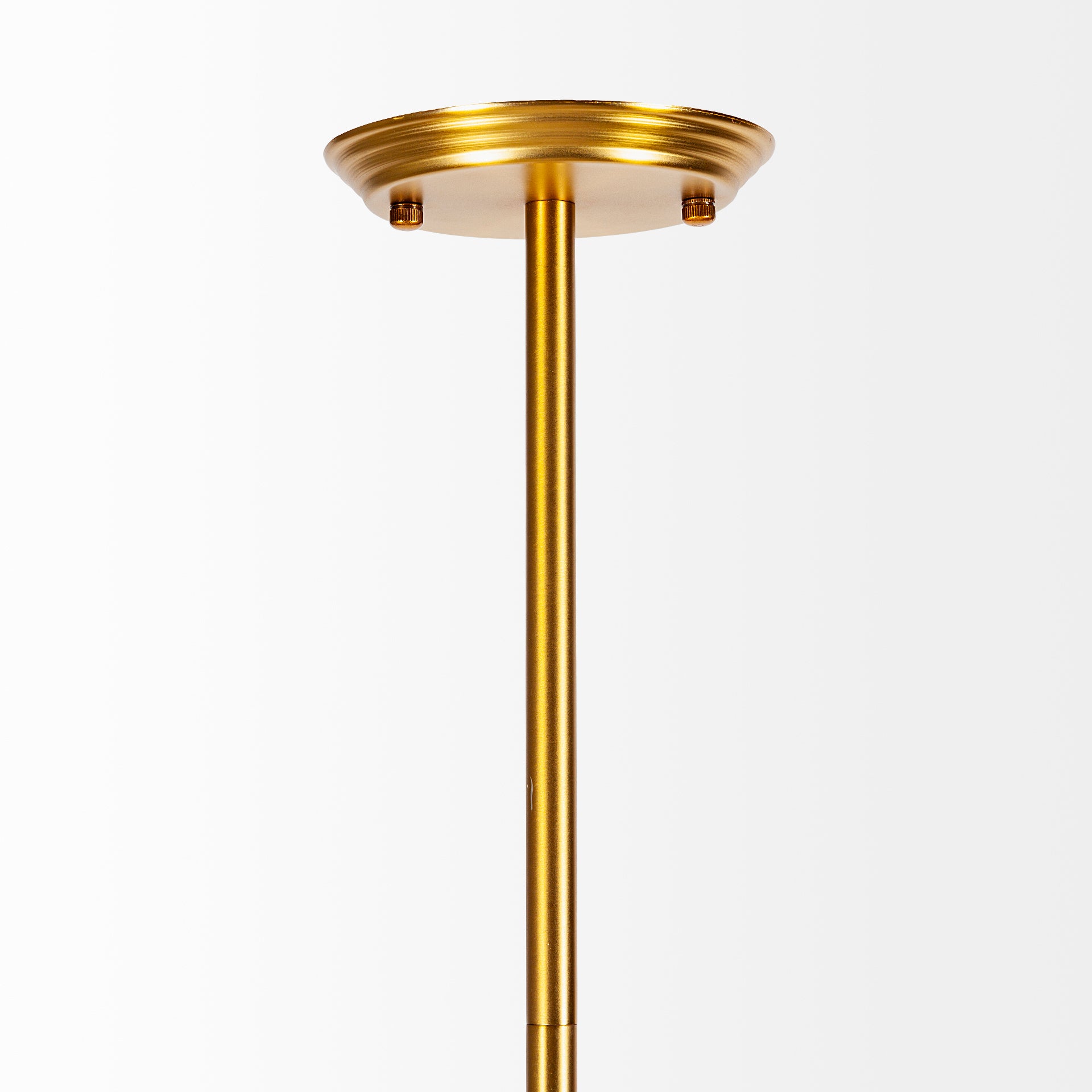 Desousa II (33.9"L x 8.8"W x 28"H) Brass-Toned Metal Multi-Arm Three Light Chandelier