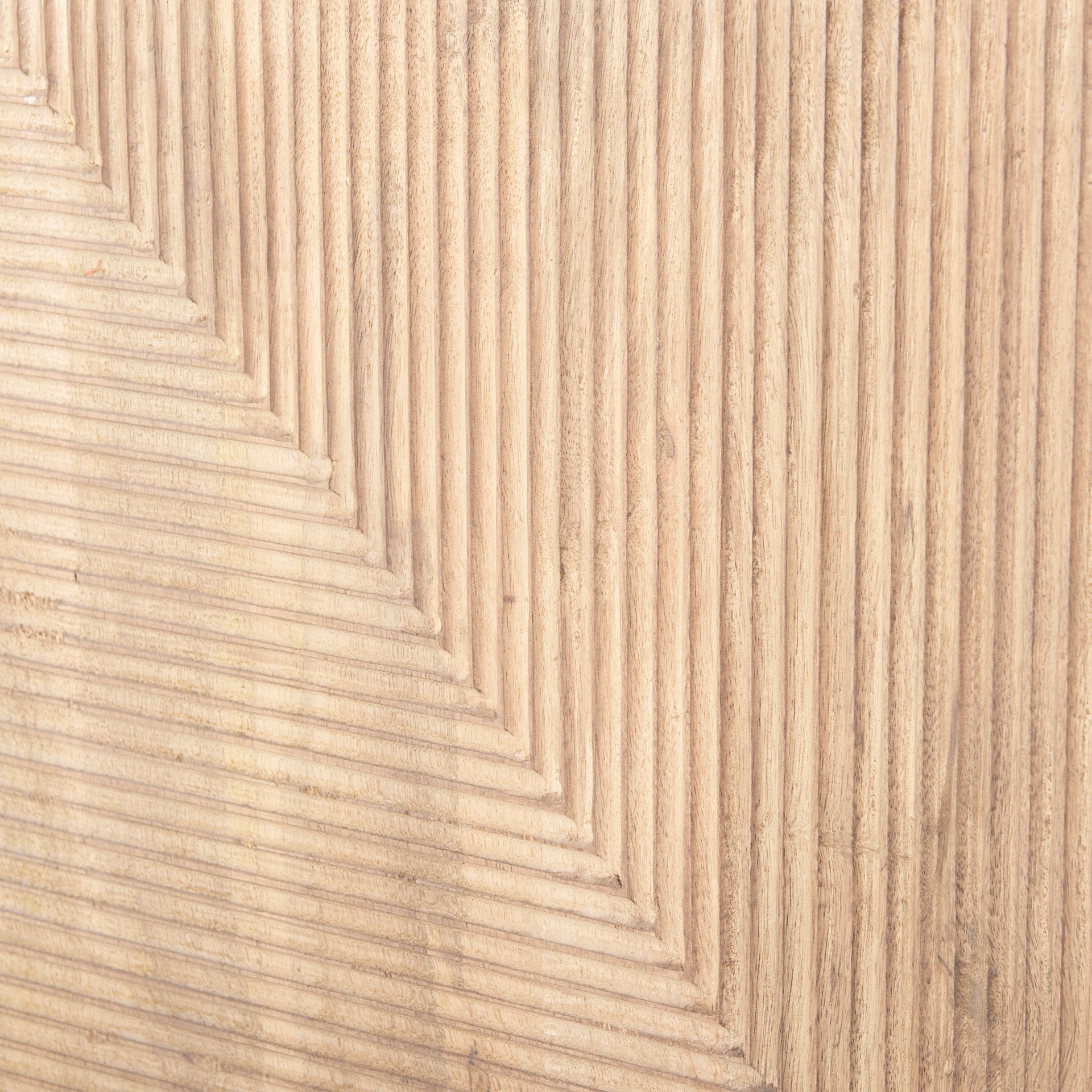 Cairo 78x19 Brown Solid Wood Black Metal Base 4 Door Cabinet Sideboard - Central Designs