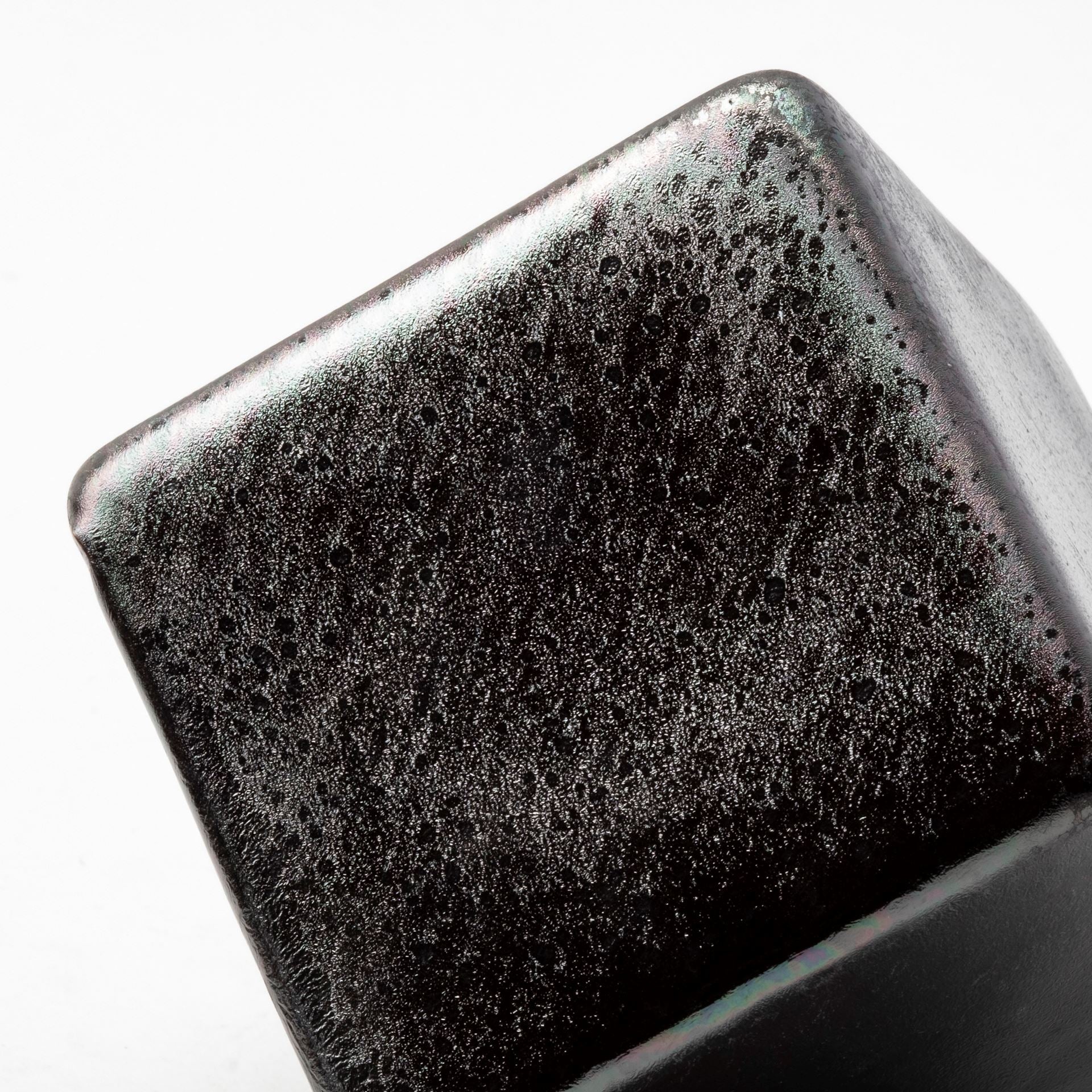 Mayweather (Set of 3) Black Geometric Ceramic Cubes - Central Designs