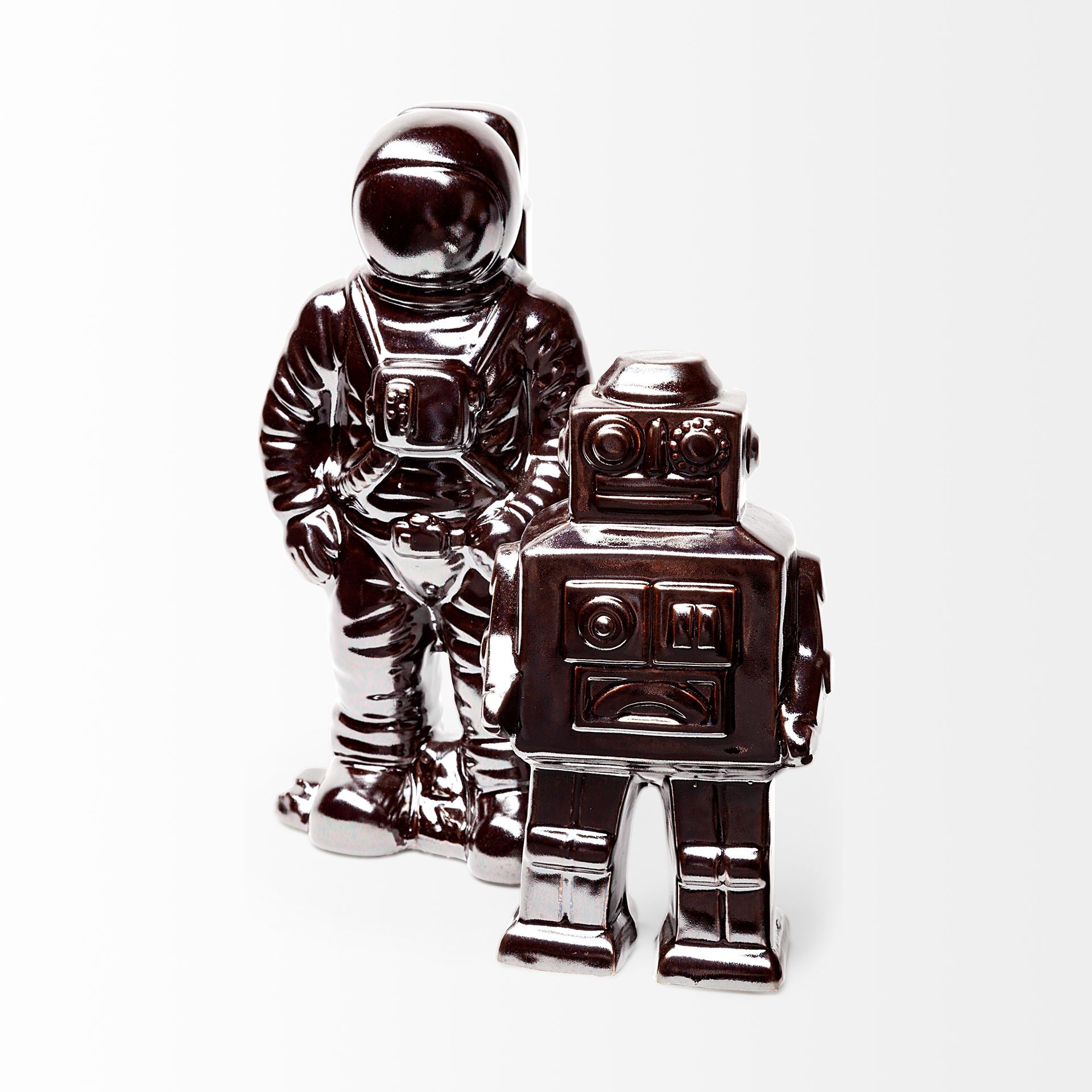 Robby 4L x 3W Bronze Polished Robot - Central Designs