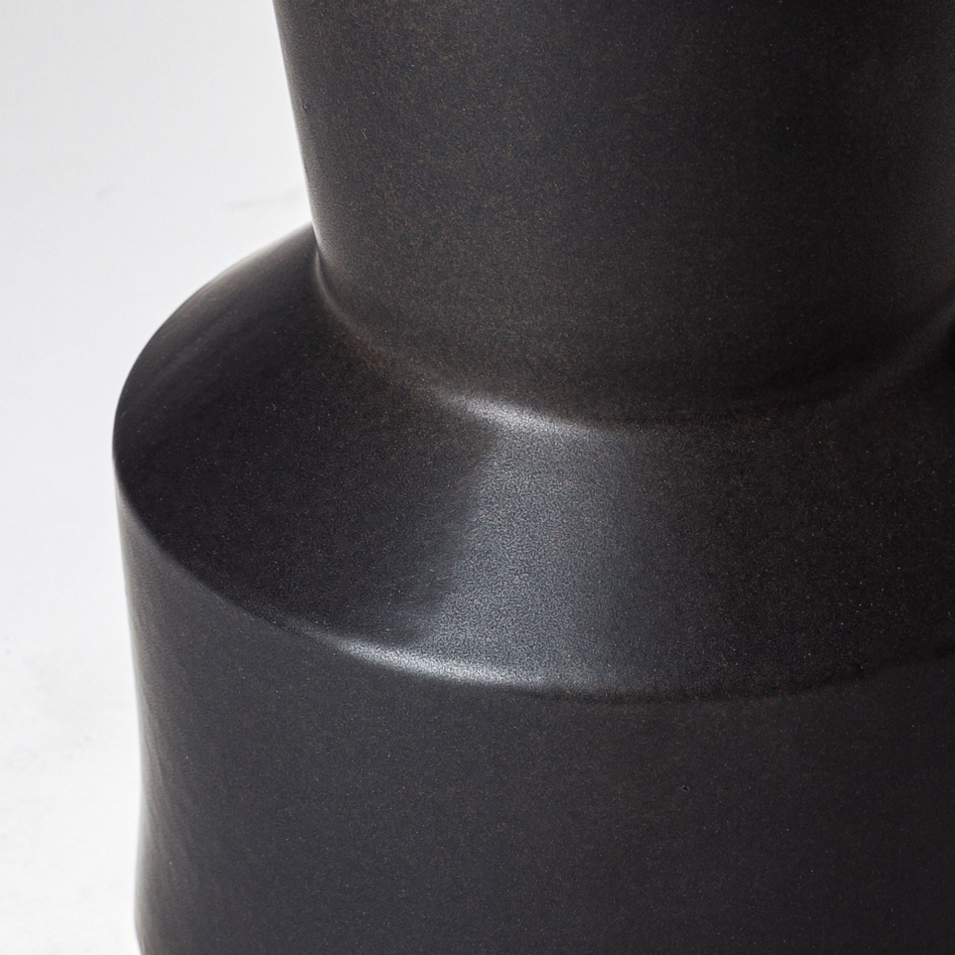 Laforge Black Ceramic Vase - Central Designs