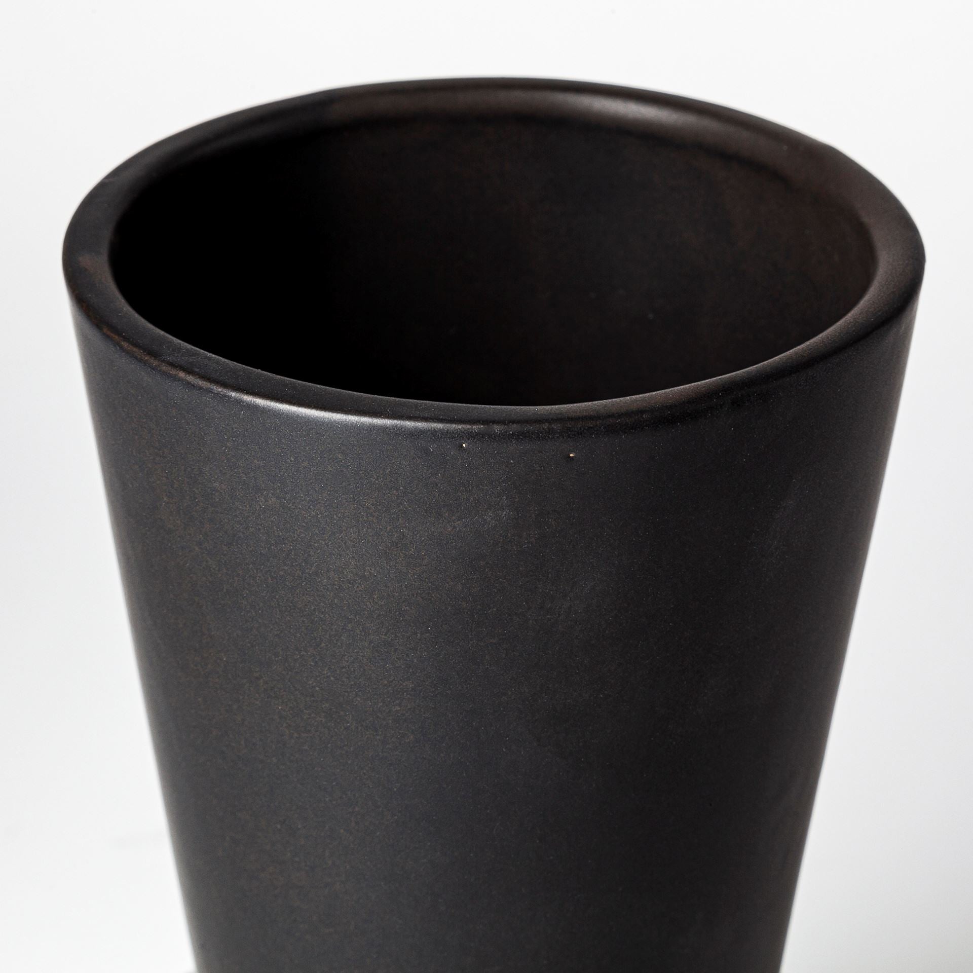 Laforge Black Ceramic Vase - Central Designs