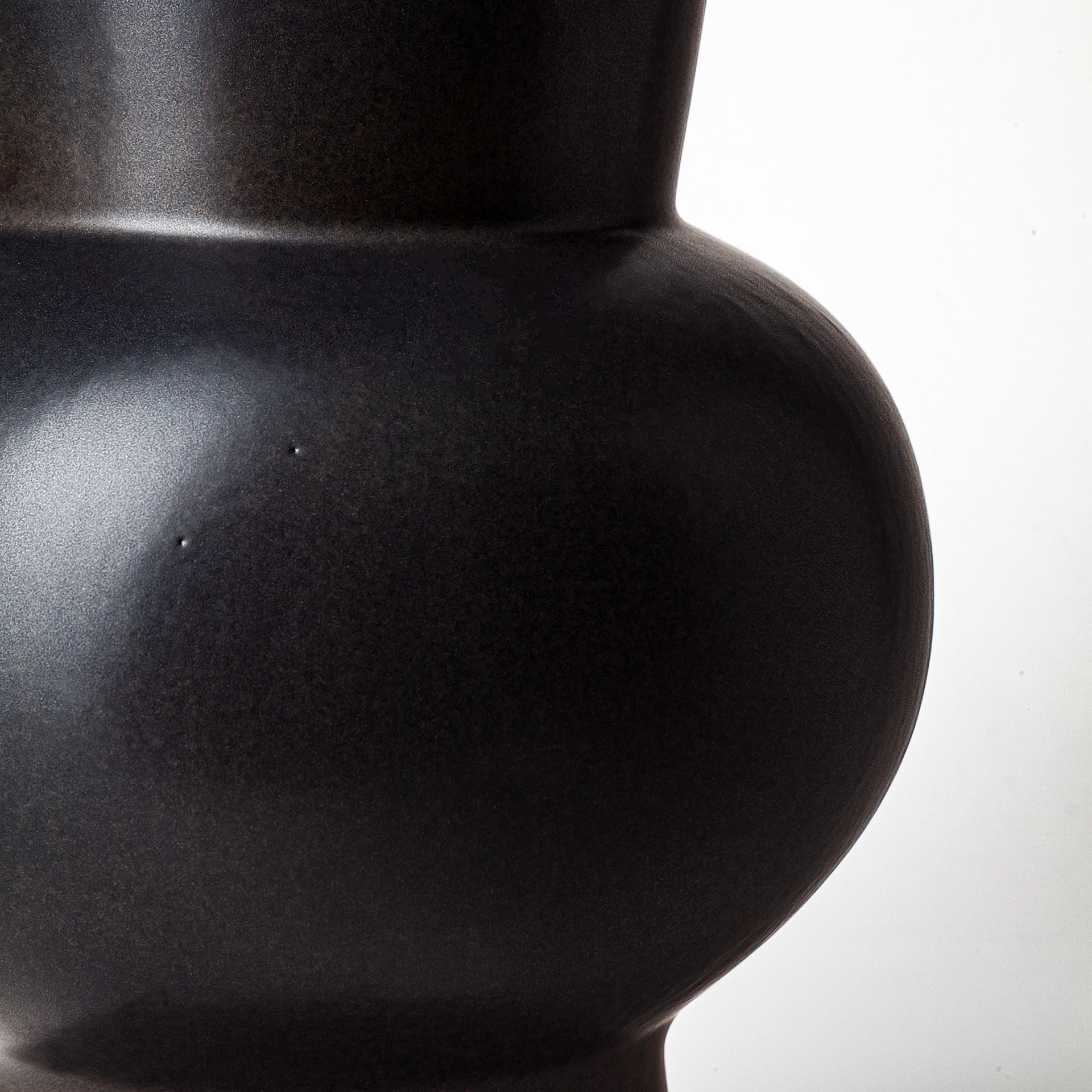 Laforge II Black Ceramic Vase - Central Designs