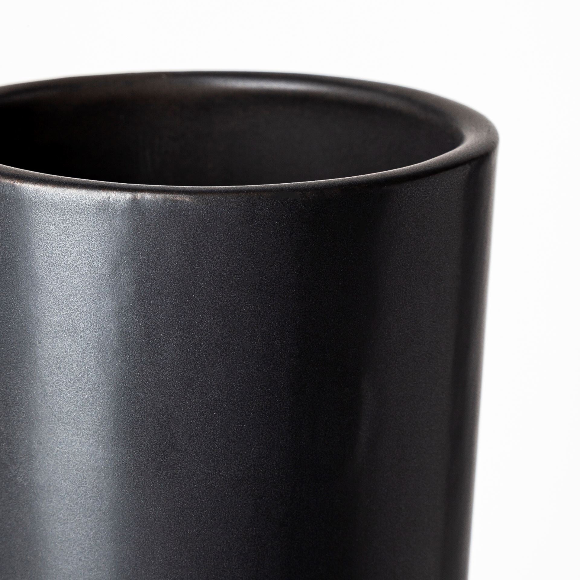 Laforge III Black Ceramic Vase - Central Designs