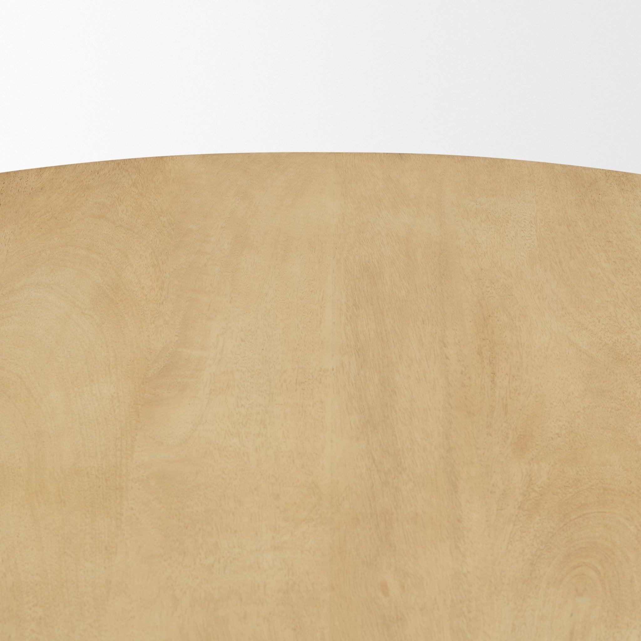 Crossman 60" Round Blonde Solid Wood & Base Dining Table - Central Designs