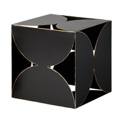Darren (Large) 8L x 8W Black Metal Decorative Cube