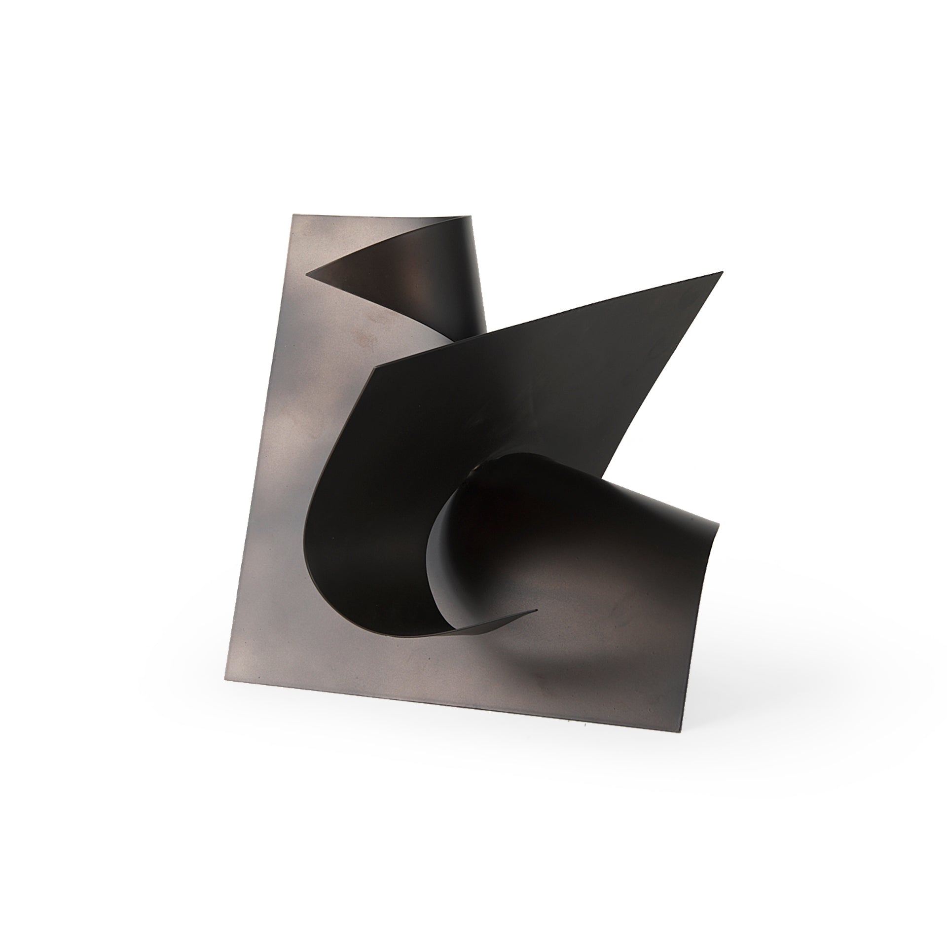 Francesca 11.8L x 11.8W x 11.8H Black Metal Sculptural Decorative Object - Central Designs