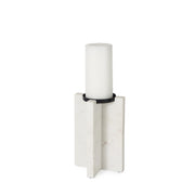 Sophia 5.5"L x 3.5"W x 8.0"H. Marble Candle Holder Medium - Central Designs