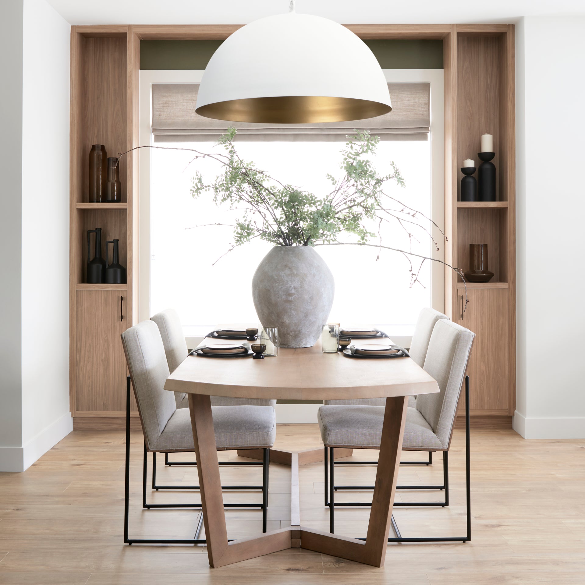 Denver 91.5x38 Rectangular Brown Solid Wood Top & Base Dining Table - Central Designs