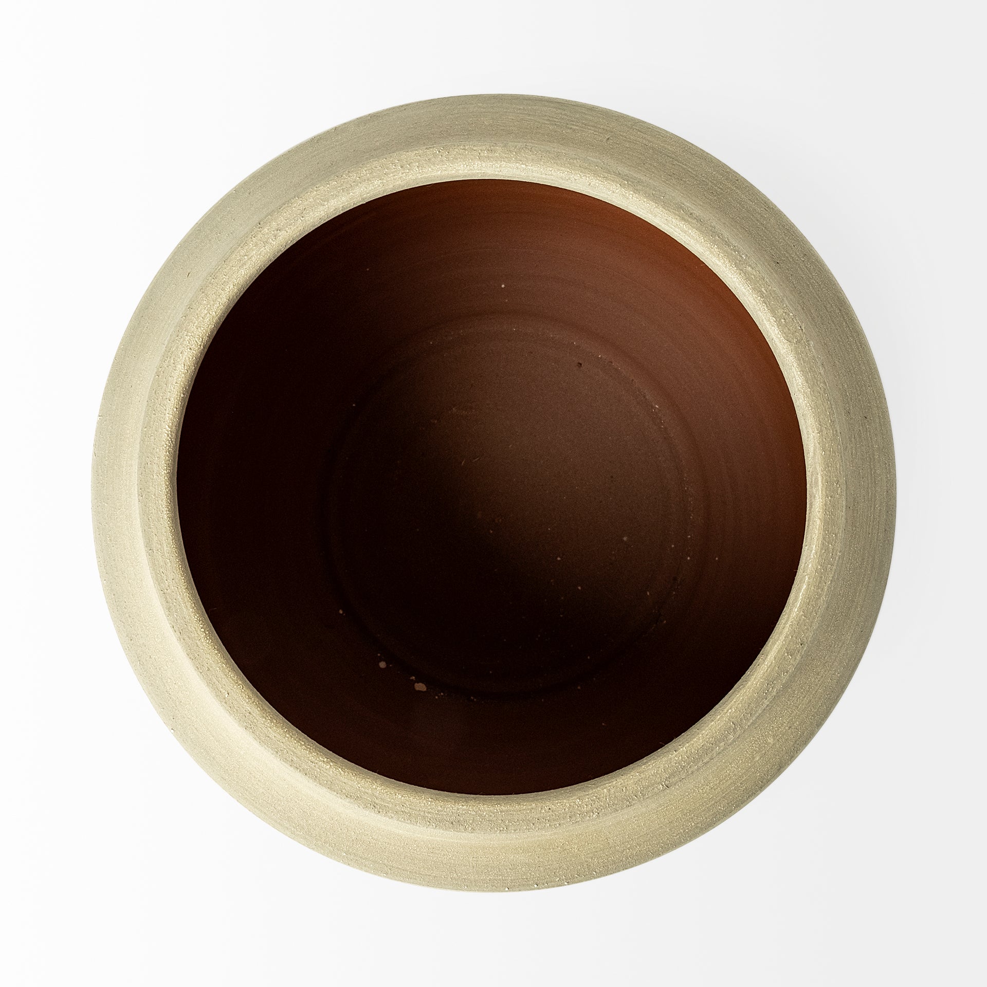 Sonnett Short White/Blue Ceramic Vase - Central Designs