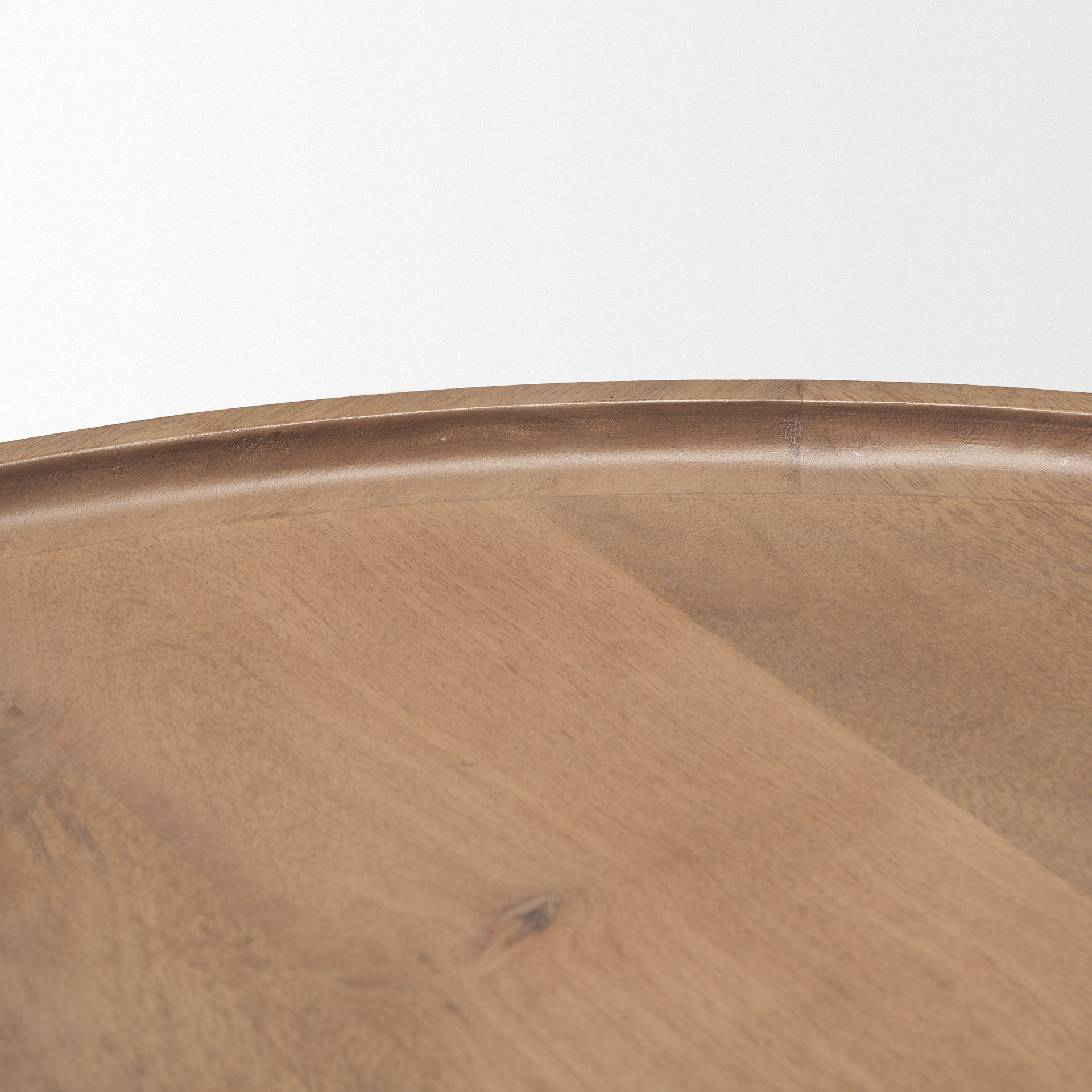 Cleaver (Set of 2) 40" & 31" Round Brown Solid Wood Nesting Coffee Tables - Central Designs