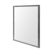 Bristol Grey 24x30 Faux Wood Frame Bathroom Vanity Mirror