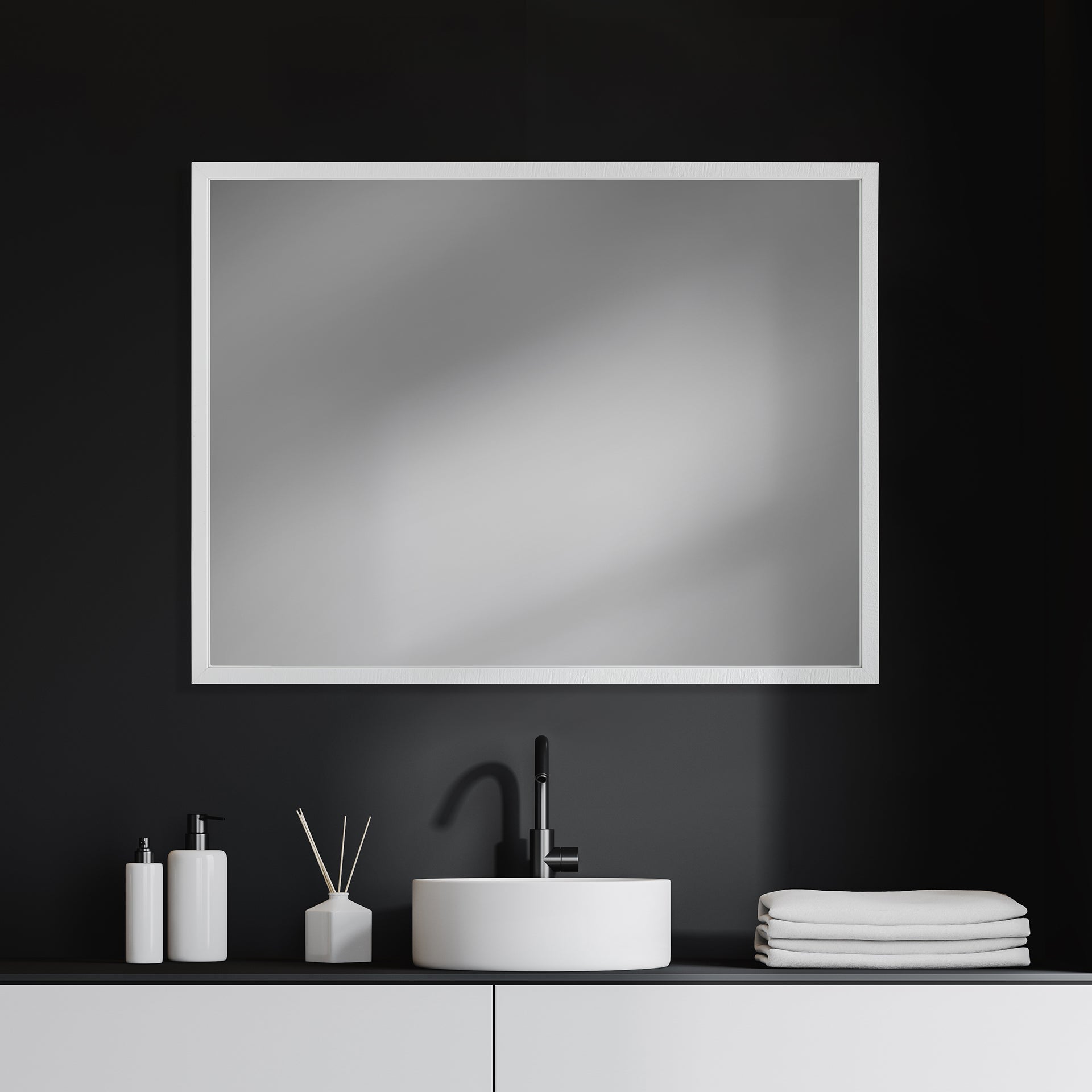 Bristol White Plain 3Mil Mirror 30 x 40