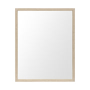 Bristol Tan 24x30" Faux Wood Frame Bathroom Vanity Mirror - Central Designs