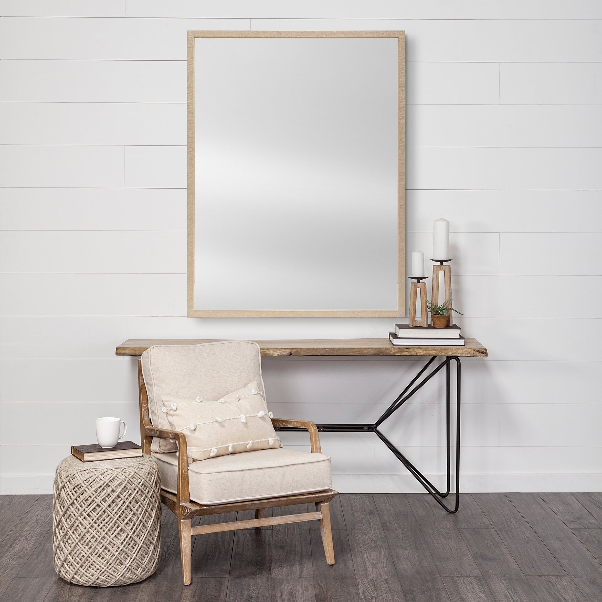 Bristol Tan Plain 3Mil Mirror 30 x 40