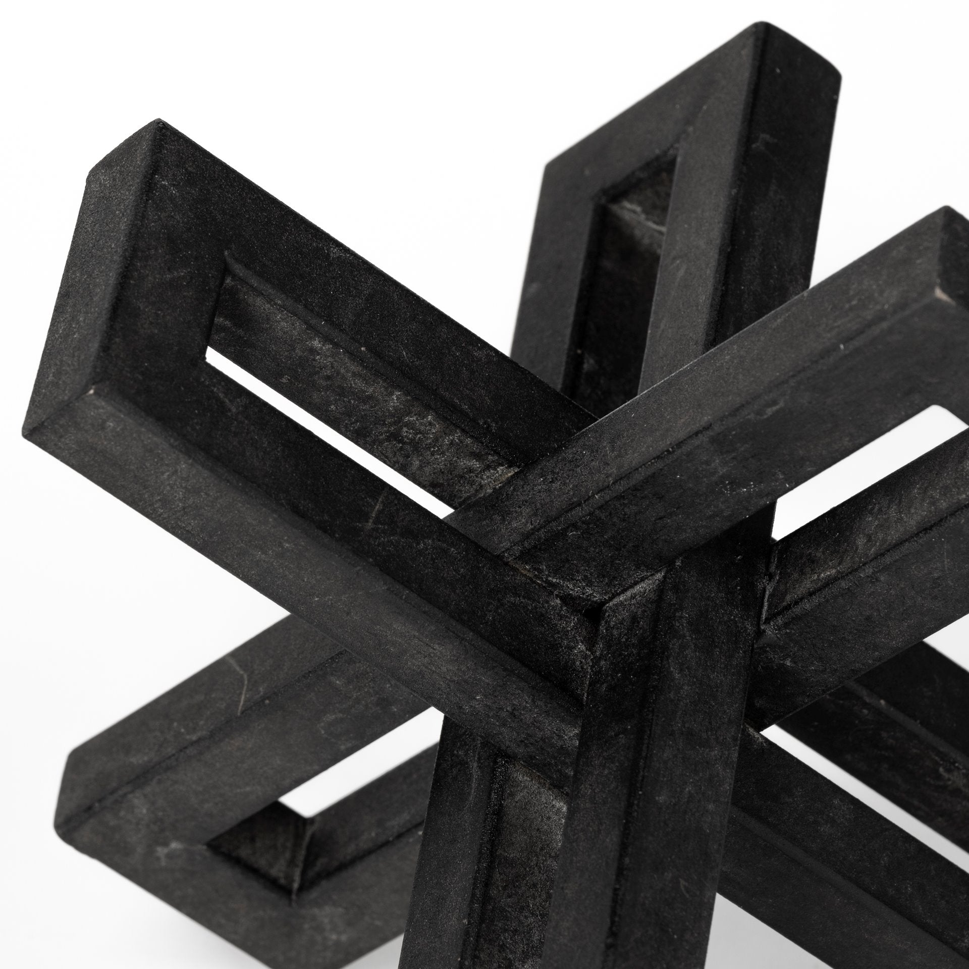 Aleph (Set of 3) Black Metal Small Medium & Large Jacks - Central Designs