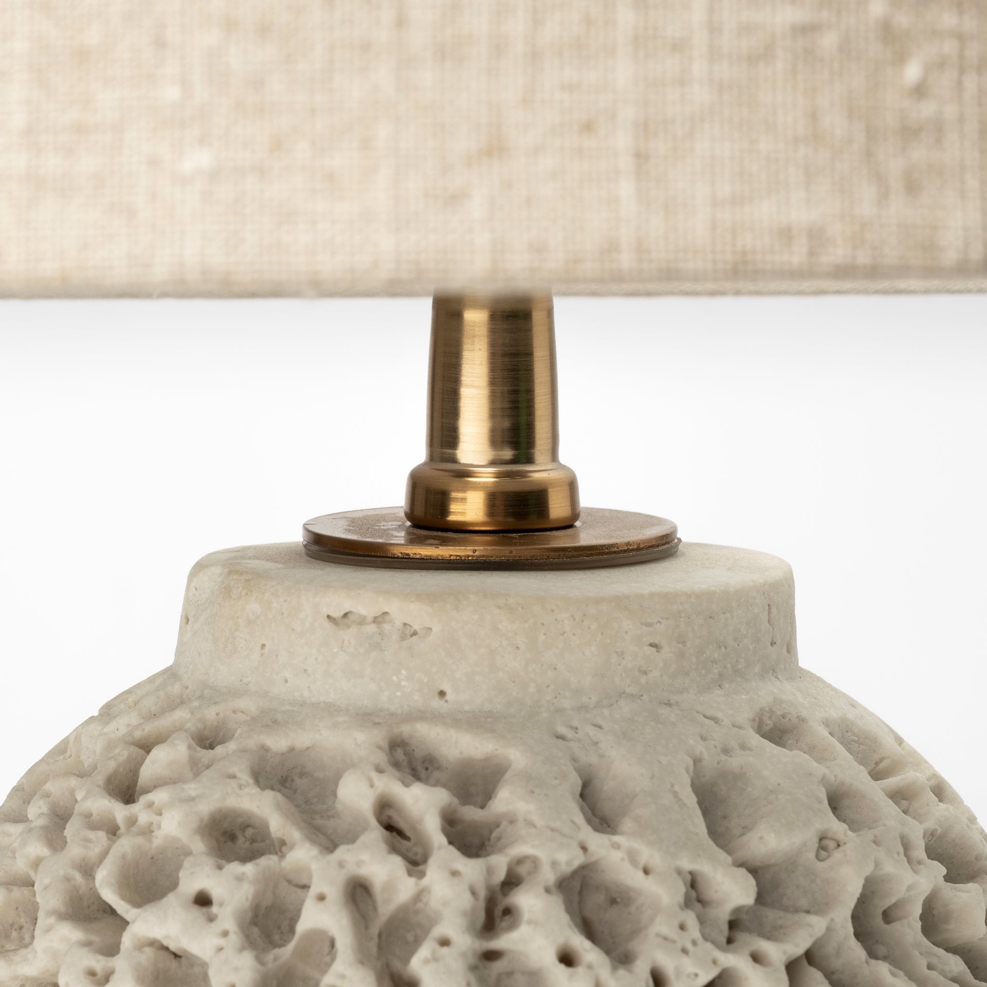 Mariam (26"H) Beige Coral - Inspired Base Table Lamp - Central Designs