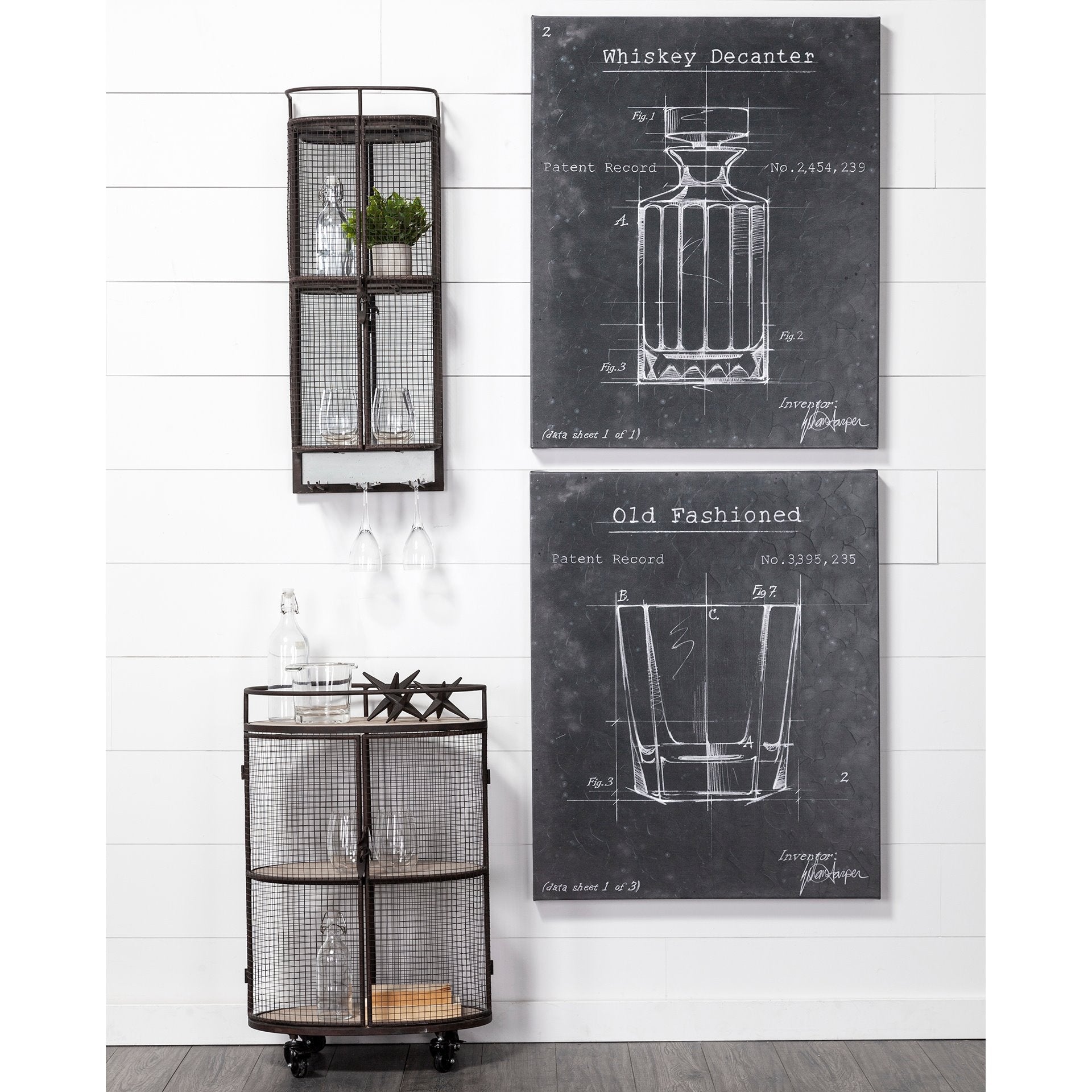 Rhea (Set of 3) Brown Cast Iron Small, Medium & Large Jacks - Central Designs