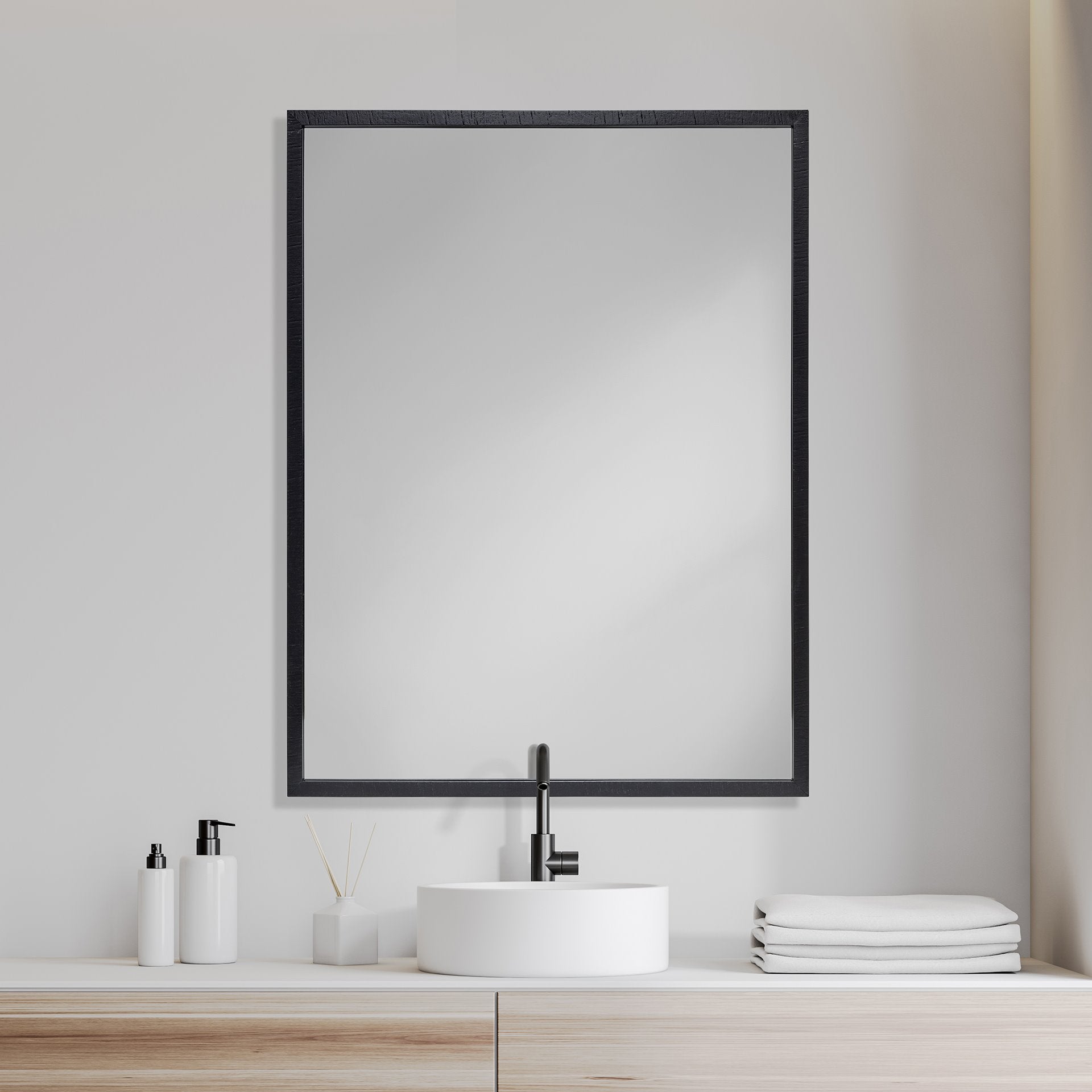 Bristol Espresso Plain 3Mil Mirror 30 x 40