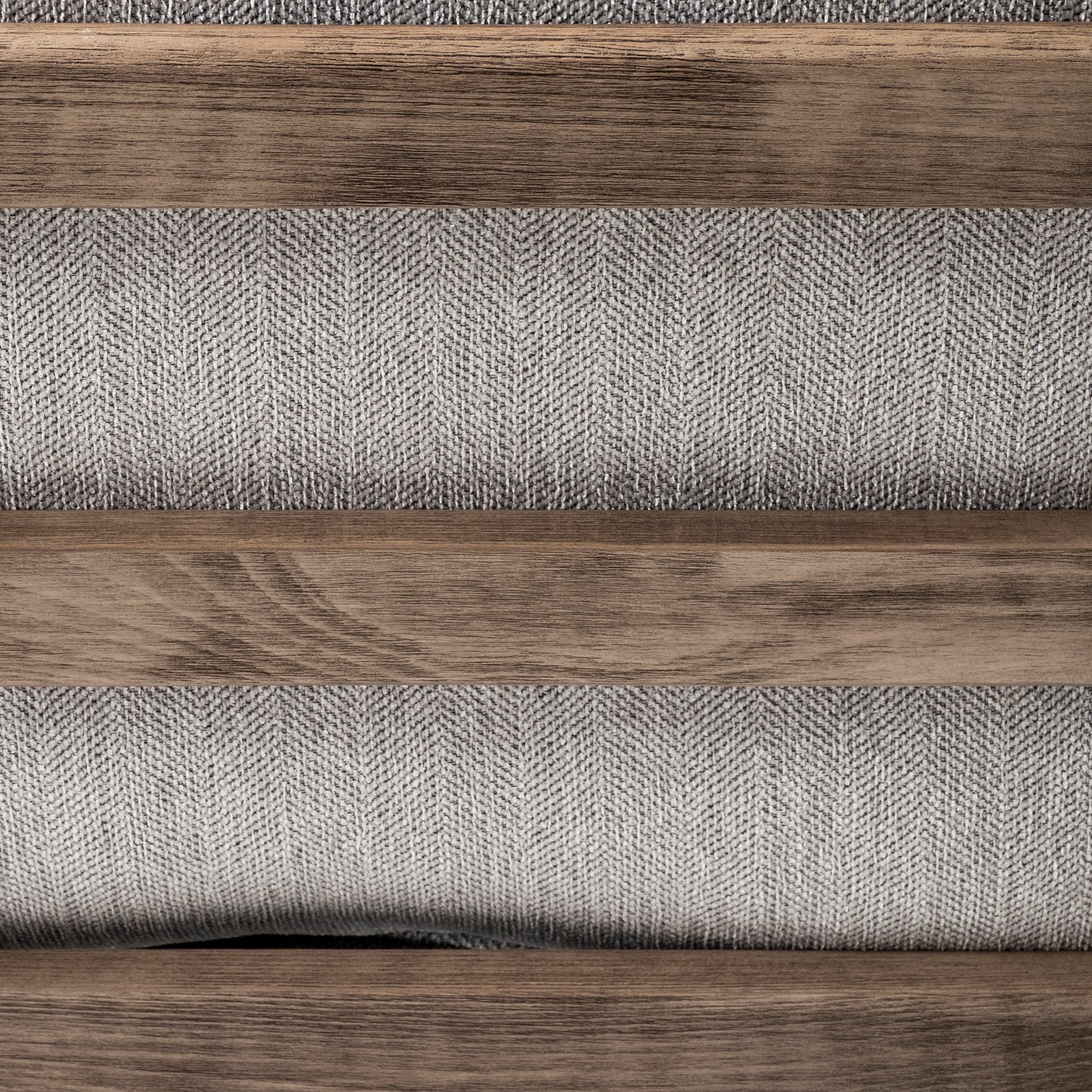 Olympus VI Frost Grey Fabric Wrapped Wooden Frame Accent Chair - Central Designs