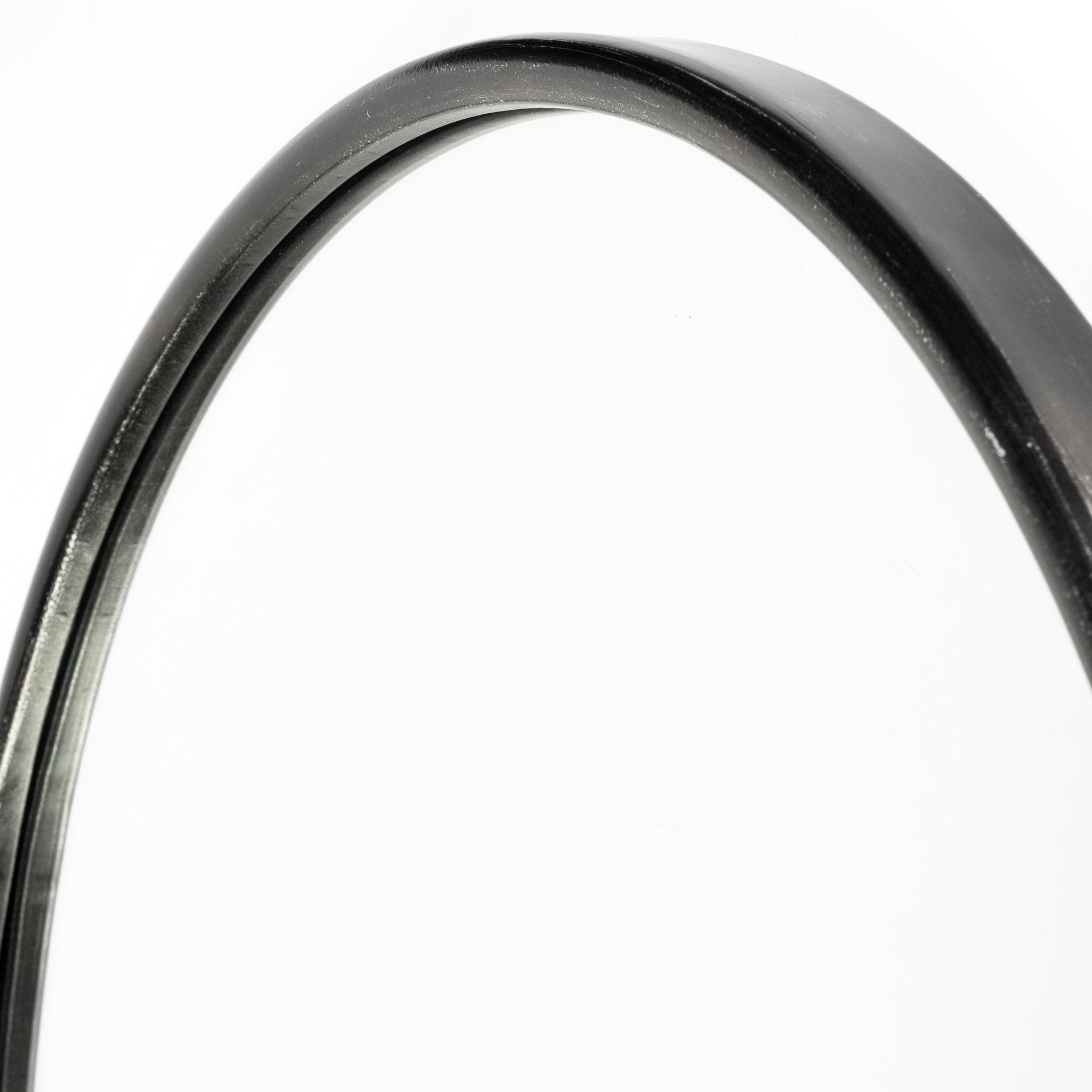 Sylvia II 24"x35" Oval Black Metal Frame Mirror