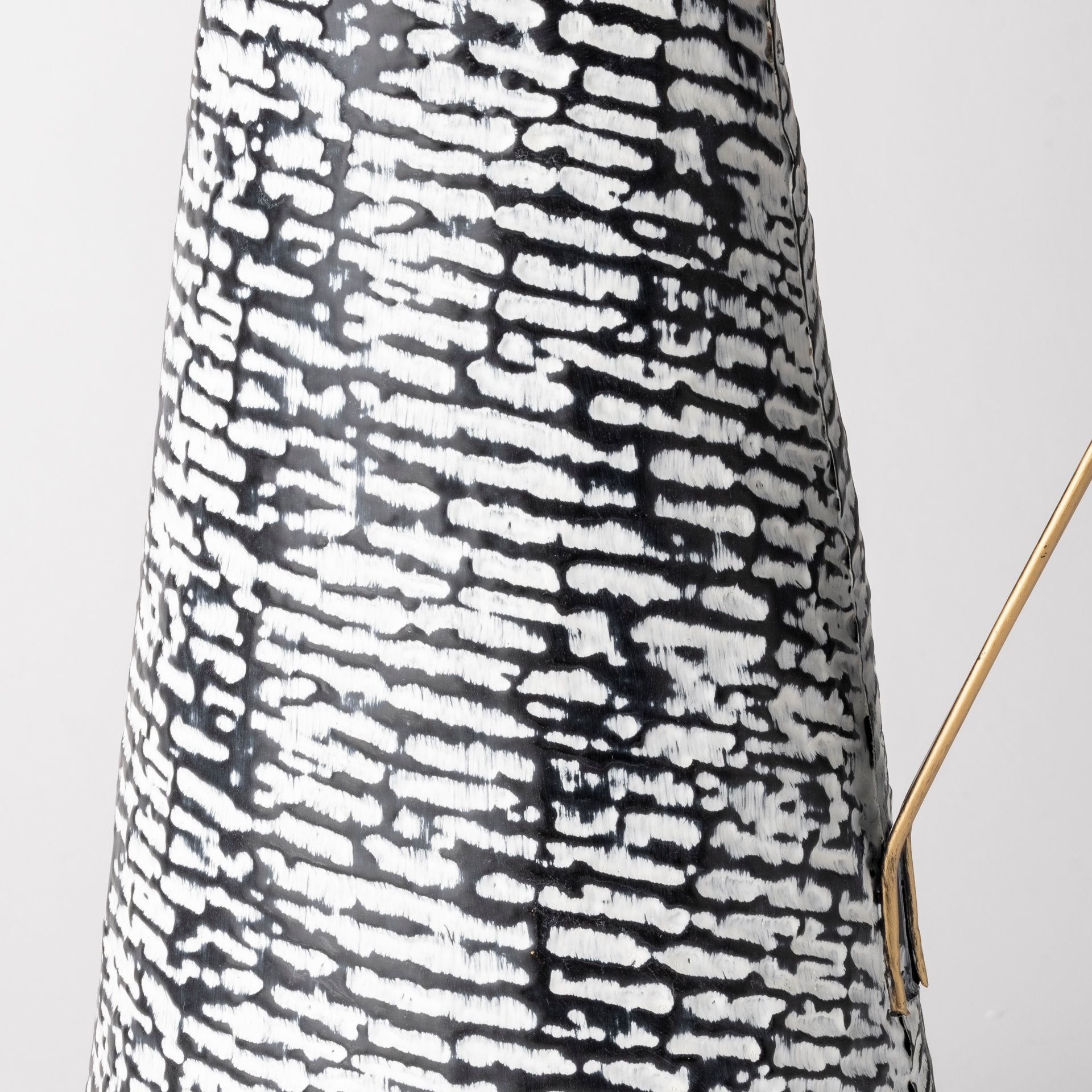 Colette Small Black/White Patterned Vase - Central Designs