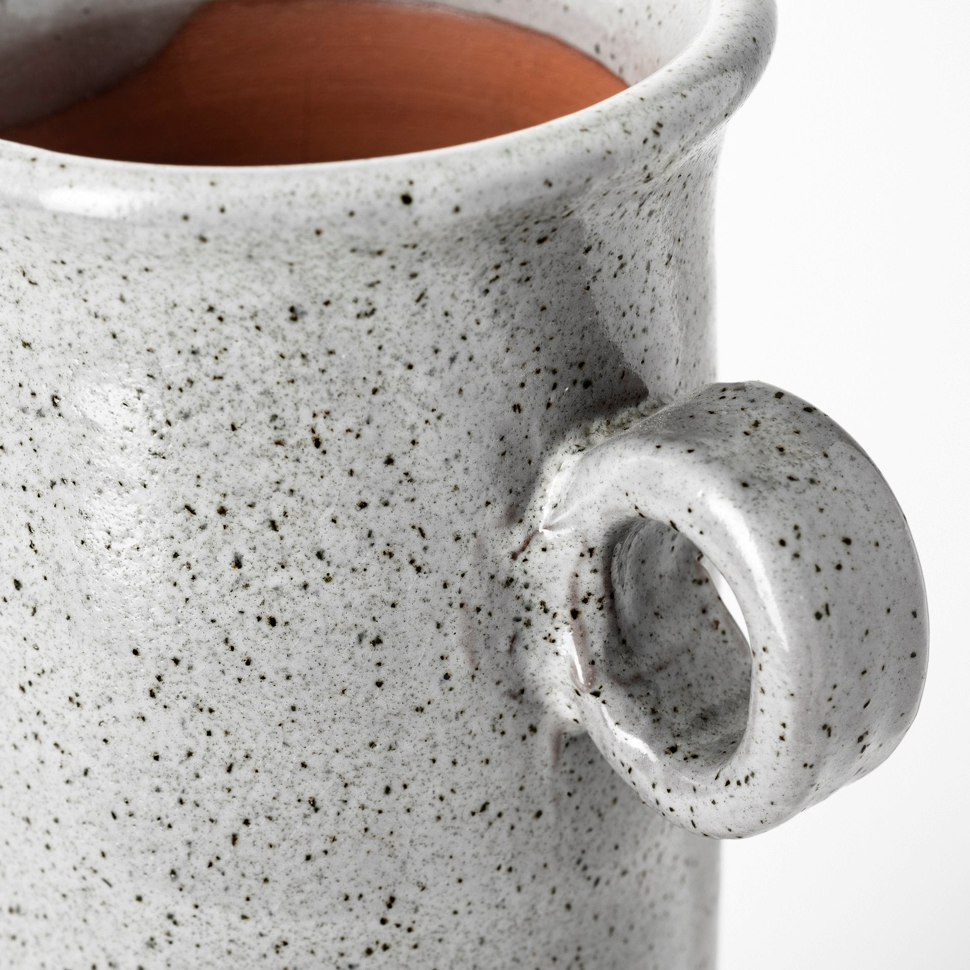 Frieda Large Freckled Gray Ceramic Jug - Central Designs