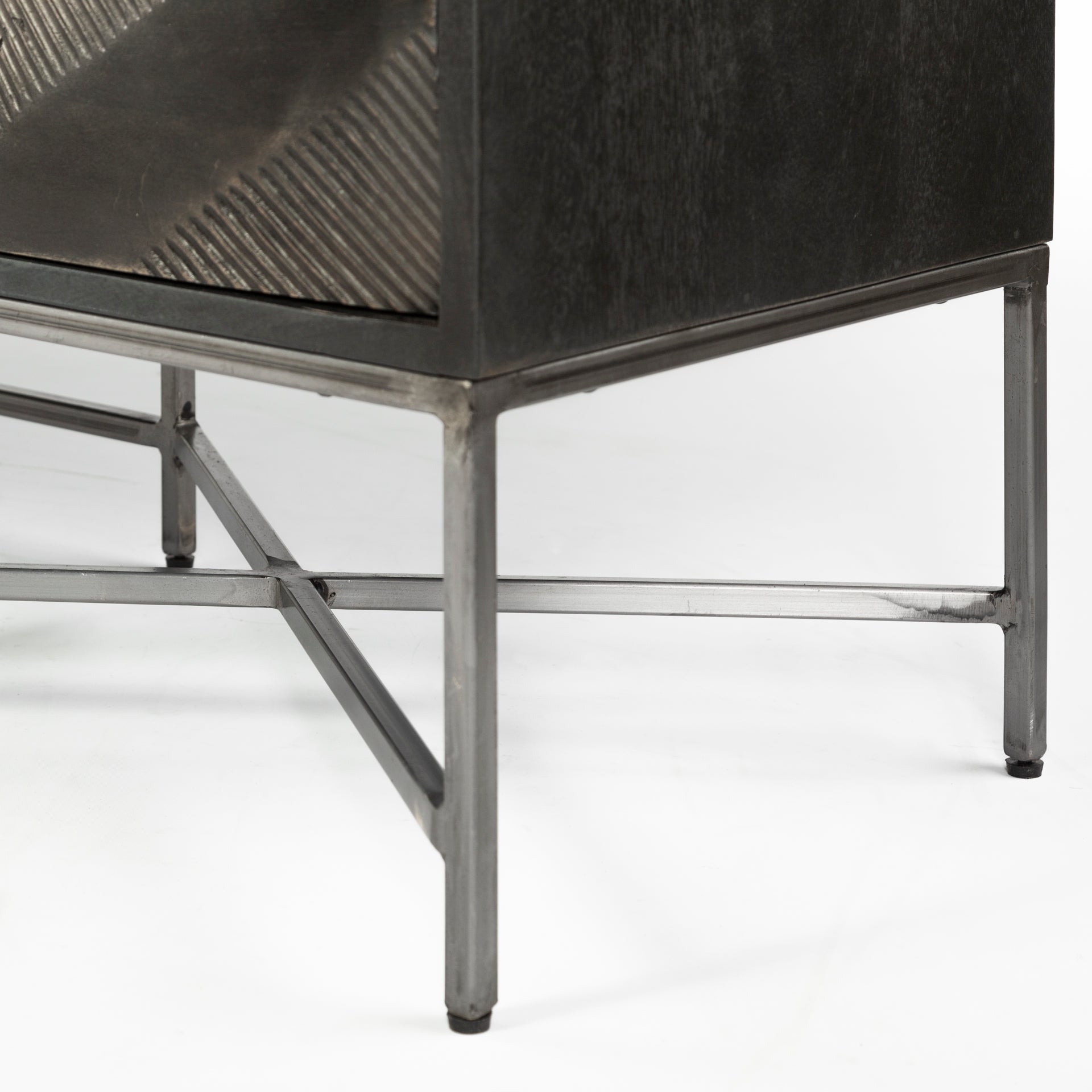 Hogarth I Dark Brown Solid Wood TV Stand Media Console with Storage, TV up to 81" - Central Designs