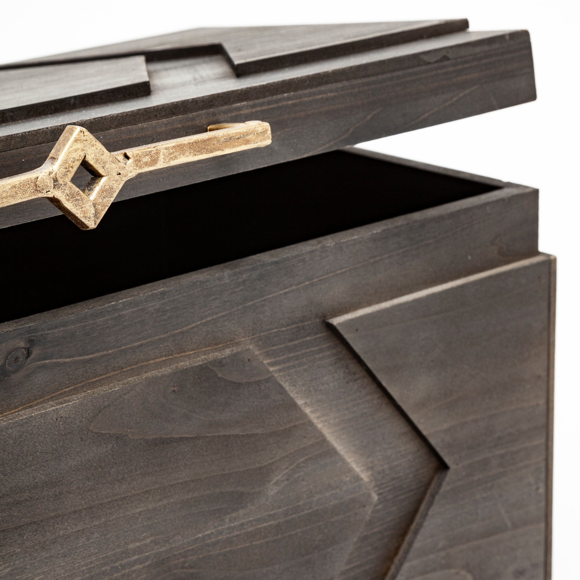Cassia Set of 2 Brown Wooden Boxes - Central Designs