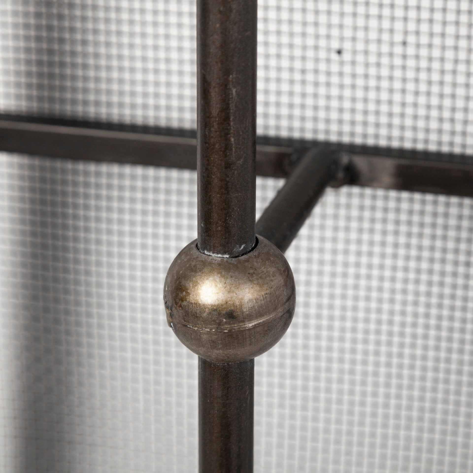 Newcomb 7x53.5 Gold/Black Metal Meshed Rectangular Wall Sconce