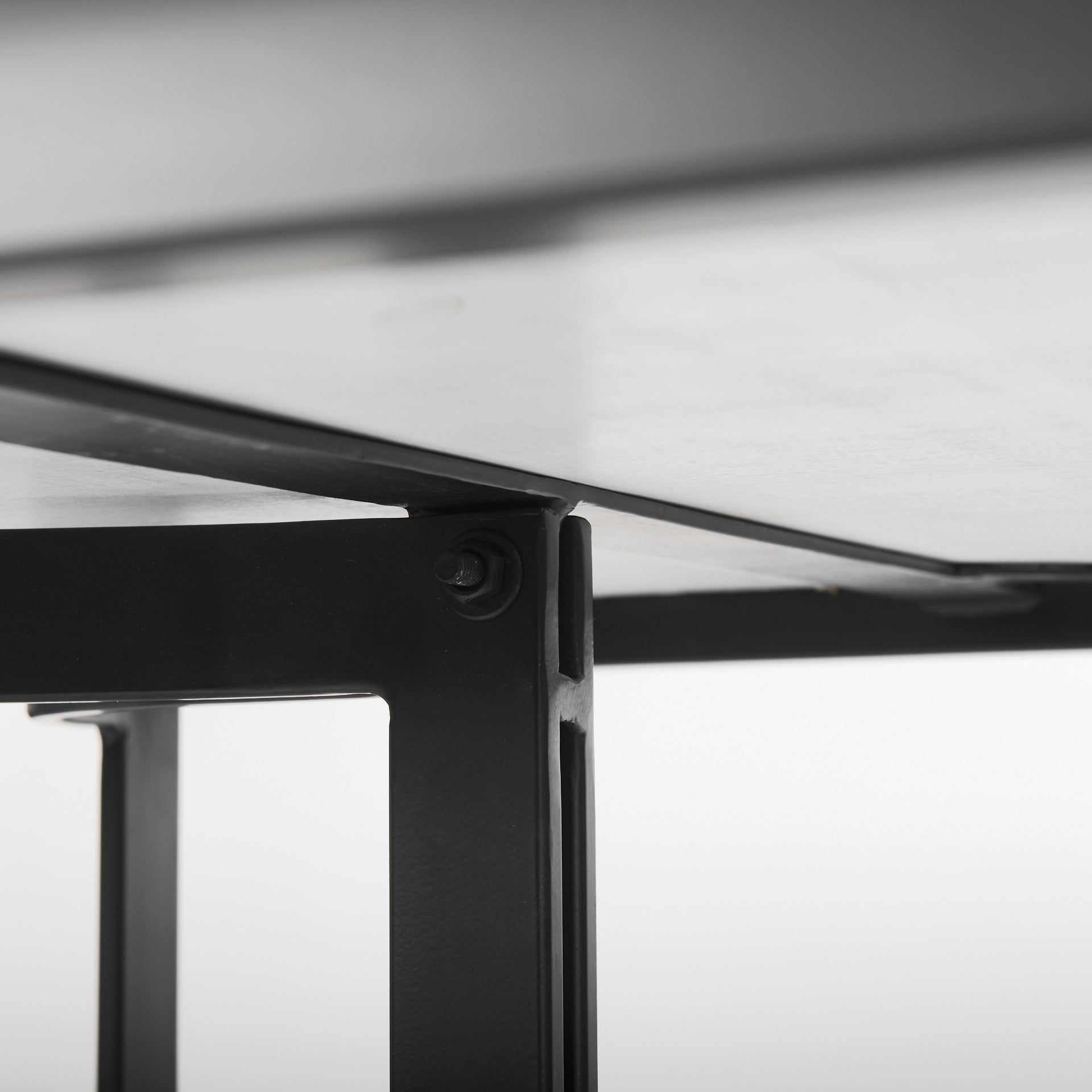 Tanner I 71L x 35W Rectangular White Marble W/ Metal Base Dining Table - Central Designs