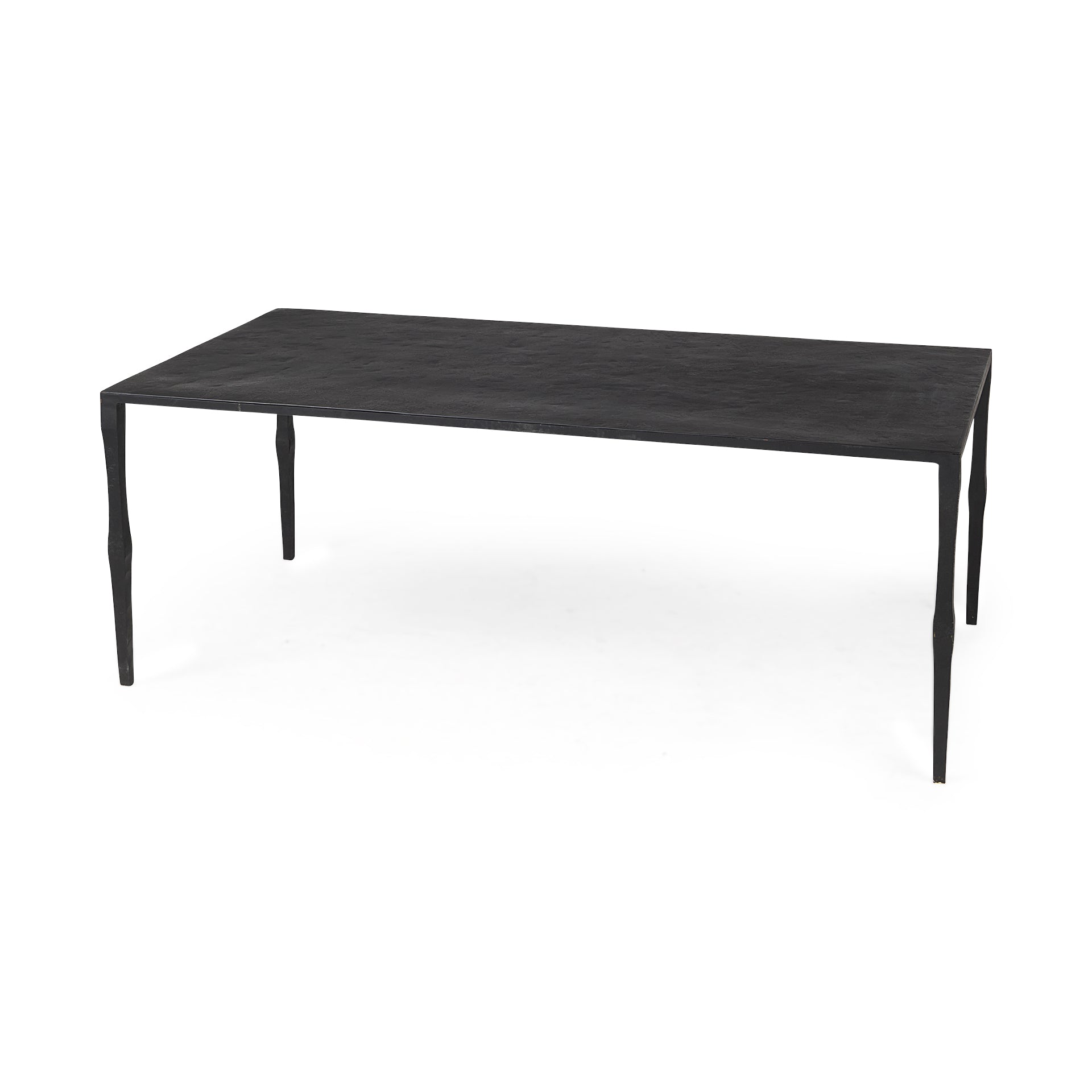 Timothy 42.0 X 22.0 X 15.5 Ebony Black Iron Coffee Table - Central Designs